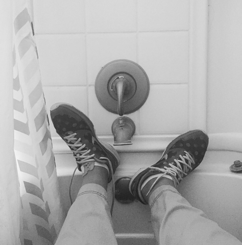 My name is Mandy…and I am currently writing to you from my bathtub…