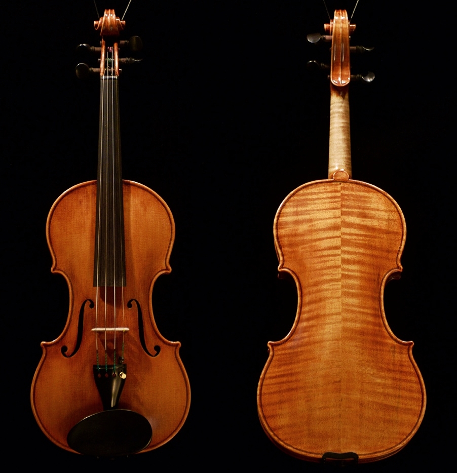 THIS VIOLIN WAS MADE by K e i t h H i l l Opus 4 6 1 in 2 0 1 4