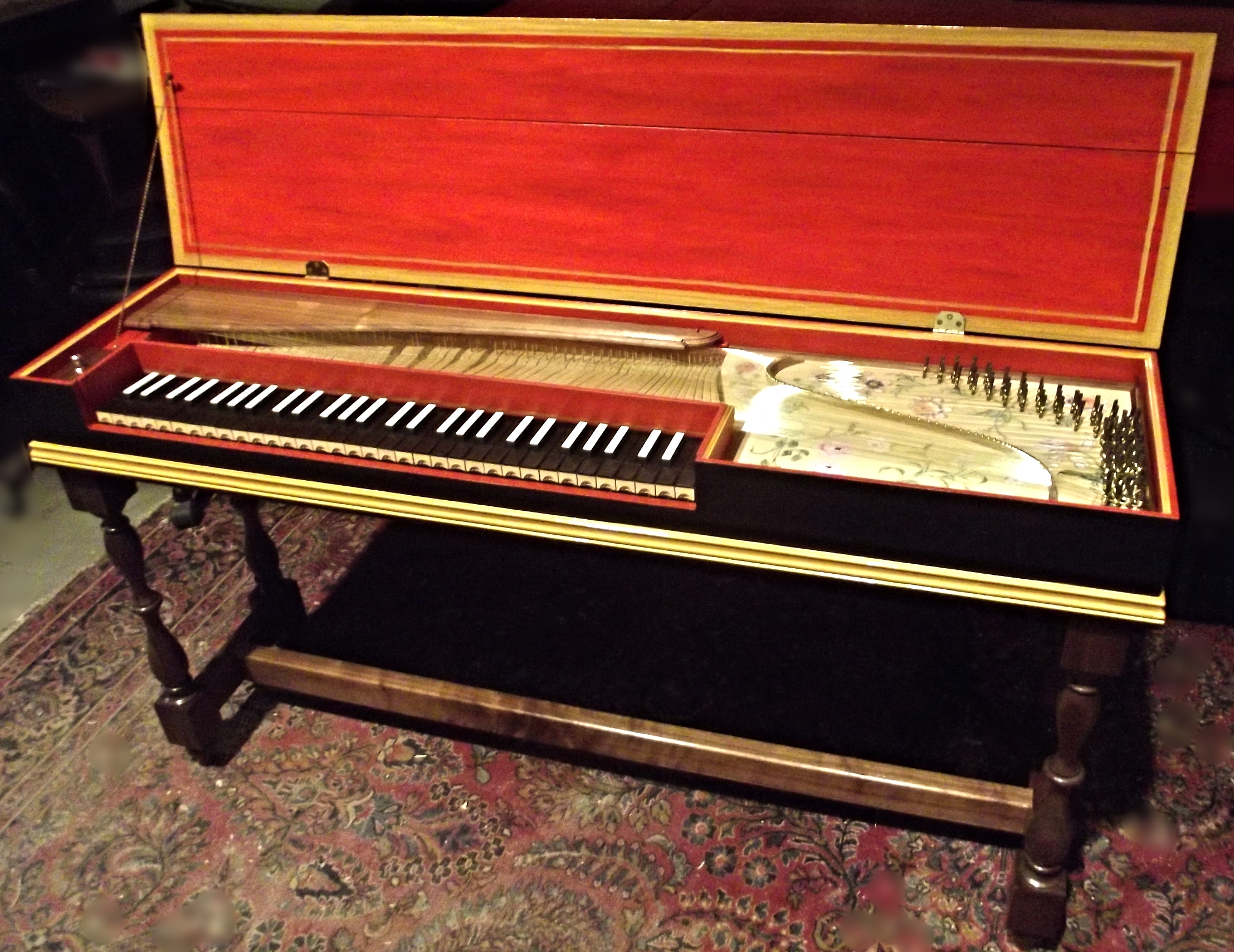 Clavichord made in 2015 by Keith Hill Opus 473 after HUbert