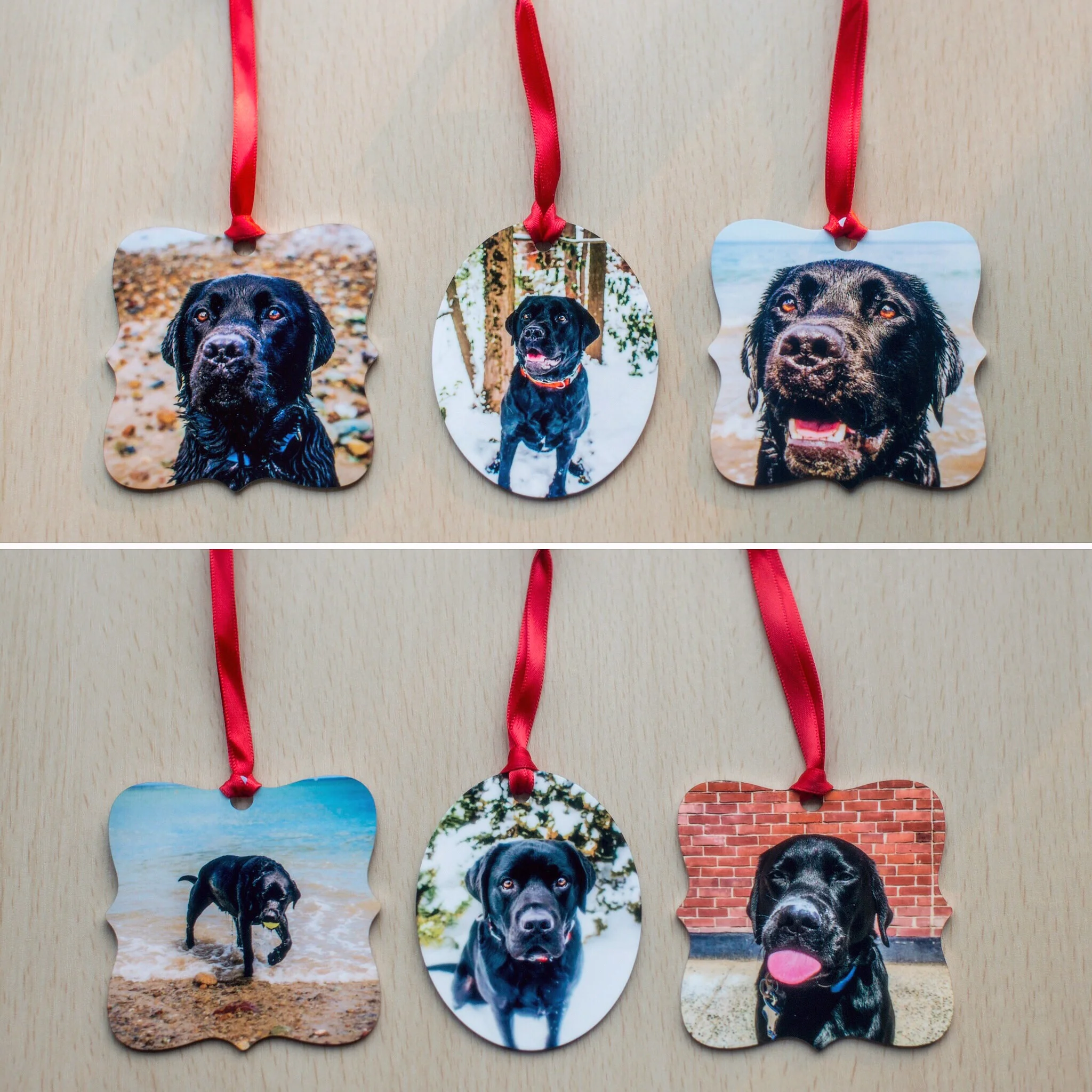 double-sided metal ornaments 