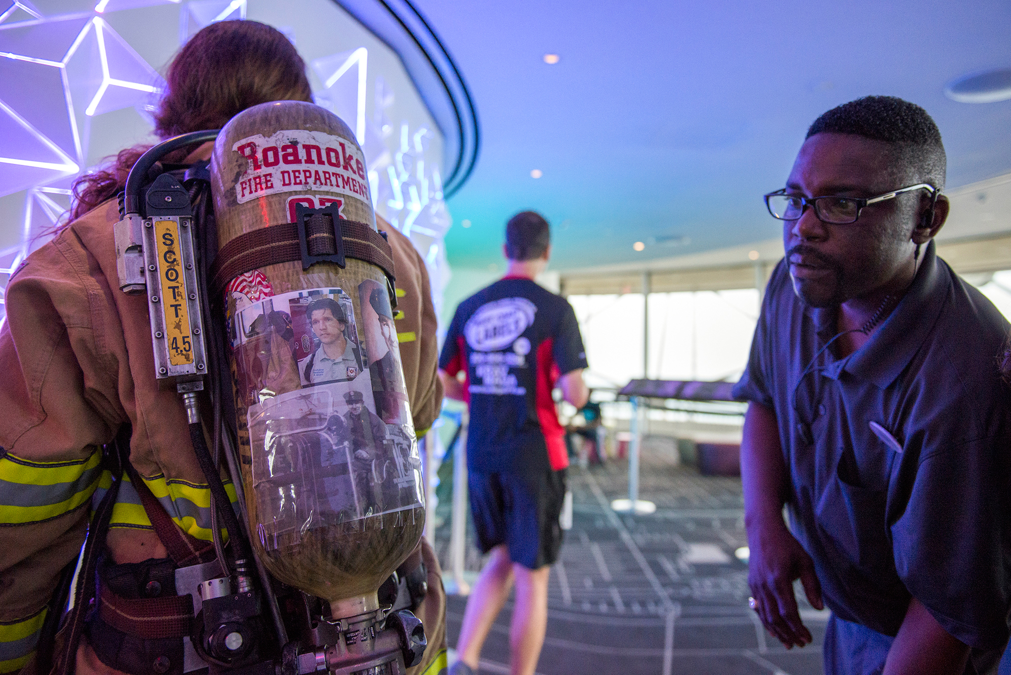 Firefighters, runners climb to save lives