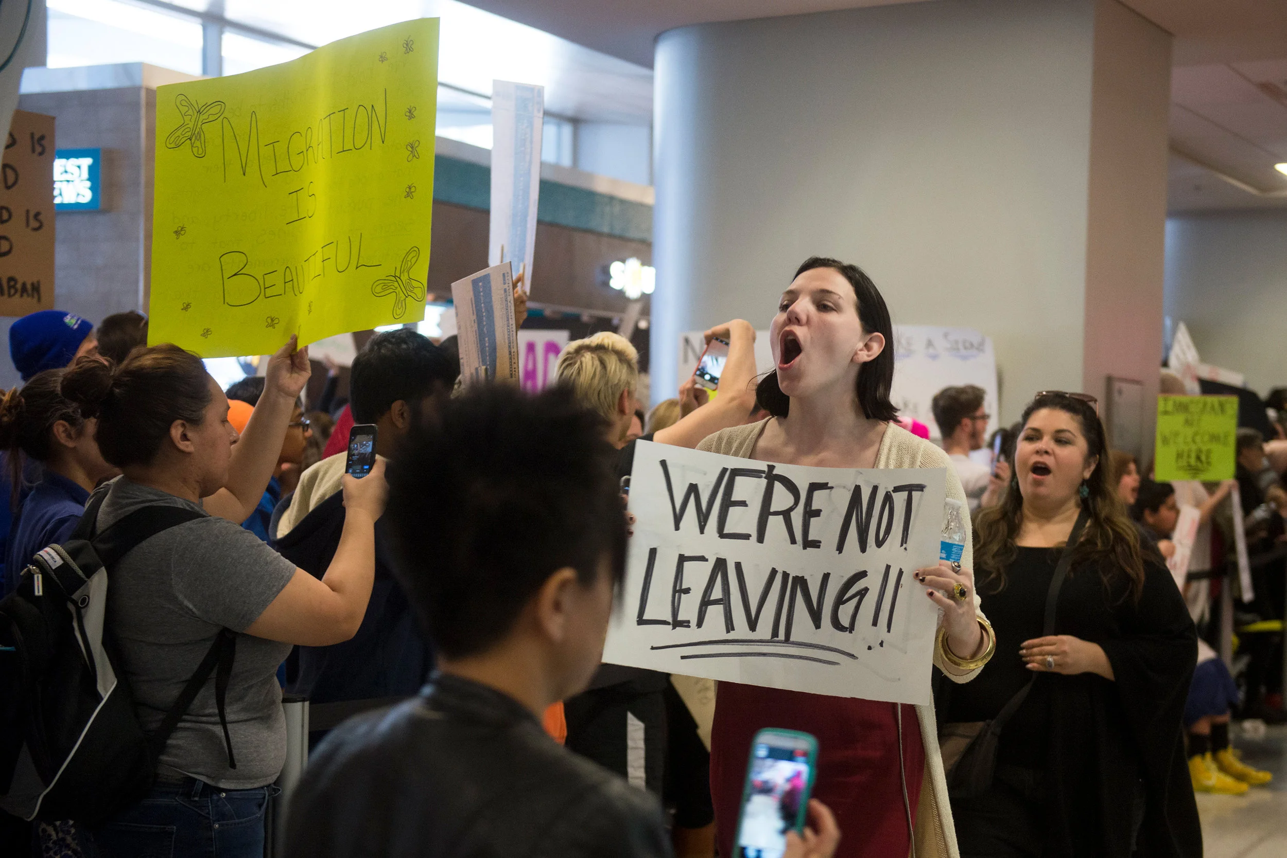DFW International Detainee Protest