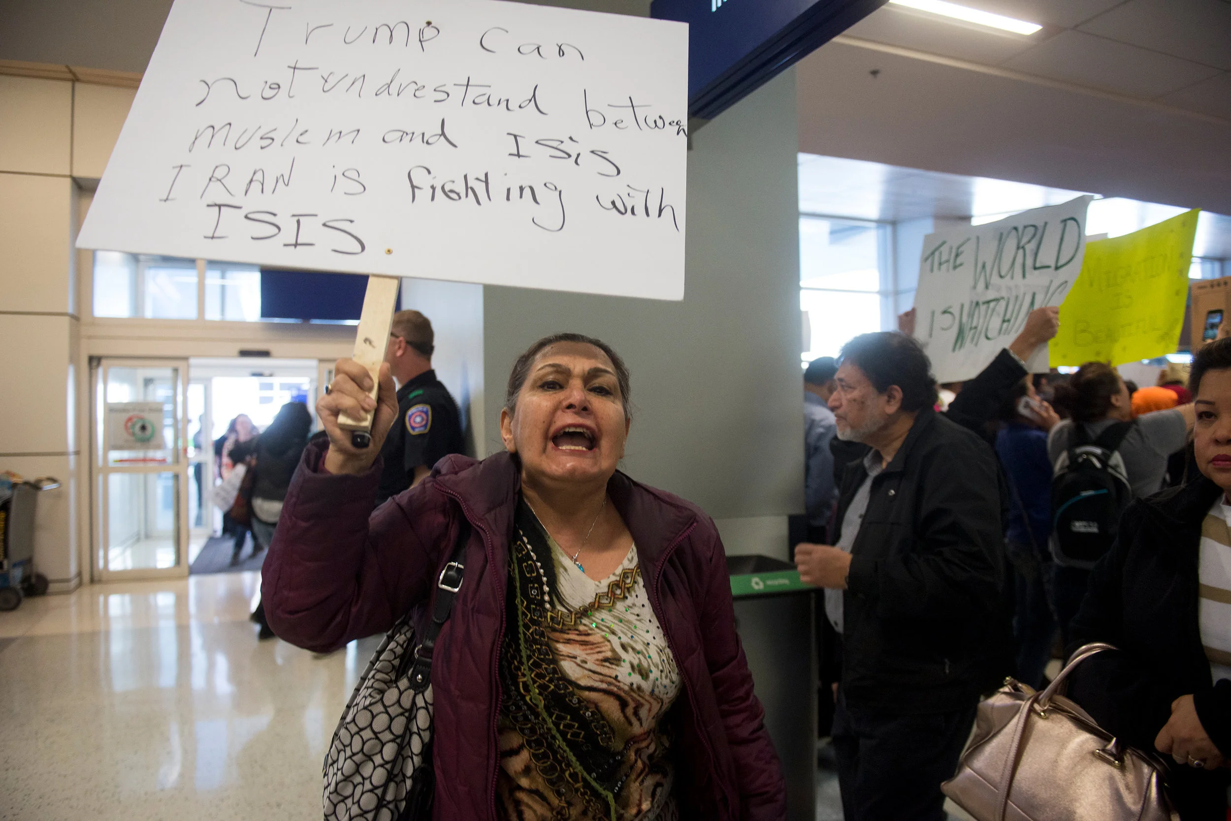 DFW International Detainee Protest