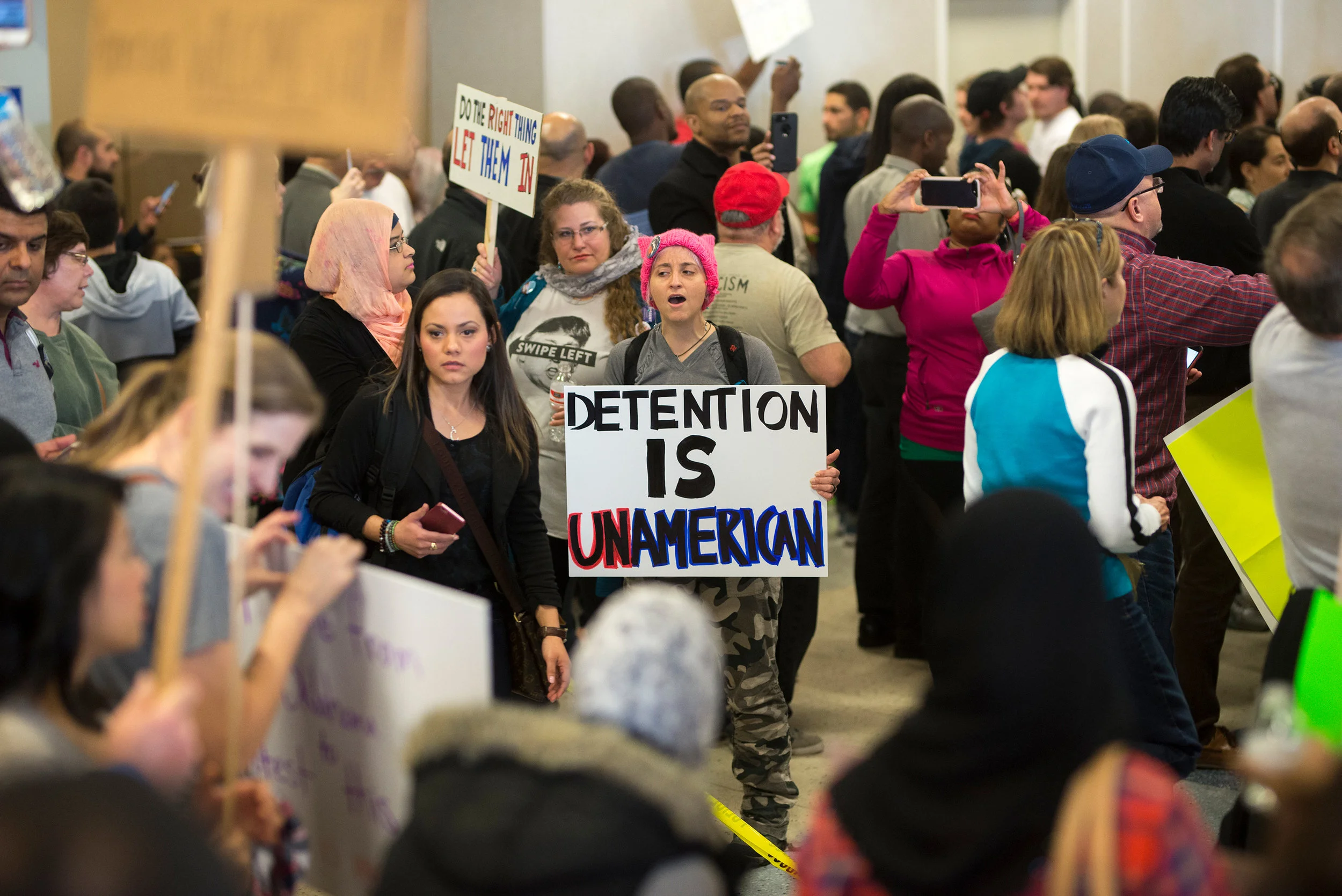 DFW International Detainee Protest