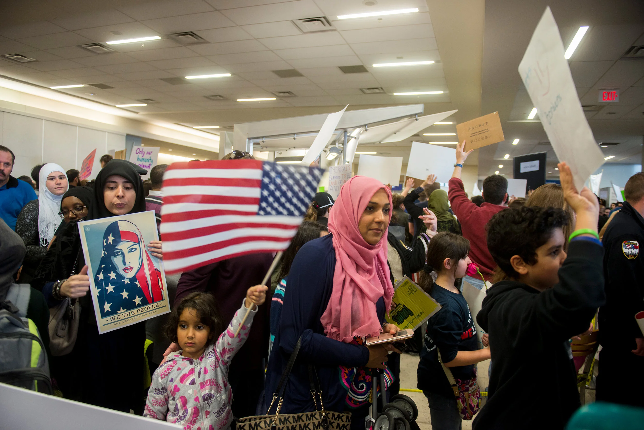 DFW International Detainee Protest