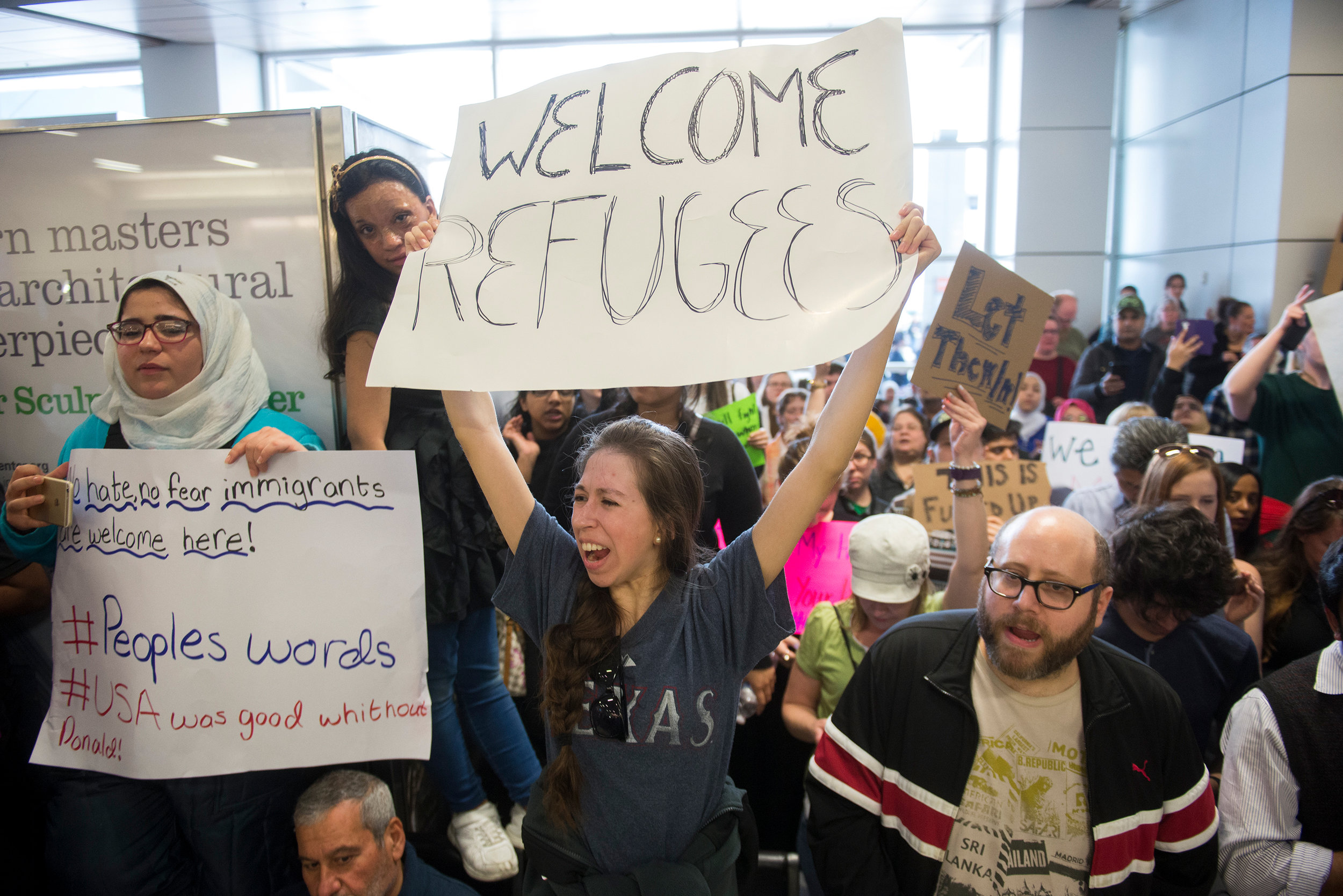 DFW International Detainee Protest