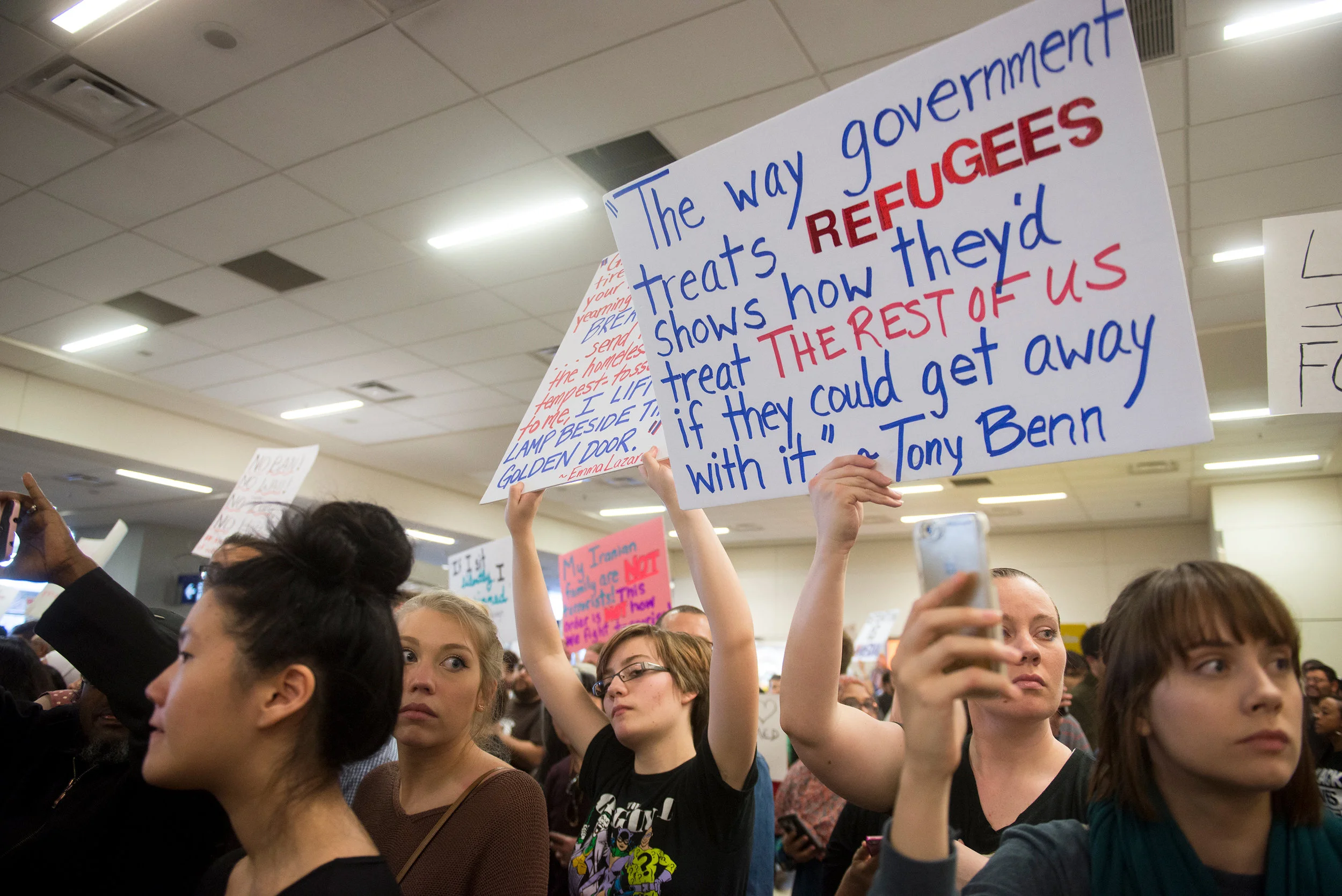 DFW International Detainee Protest
