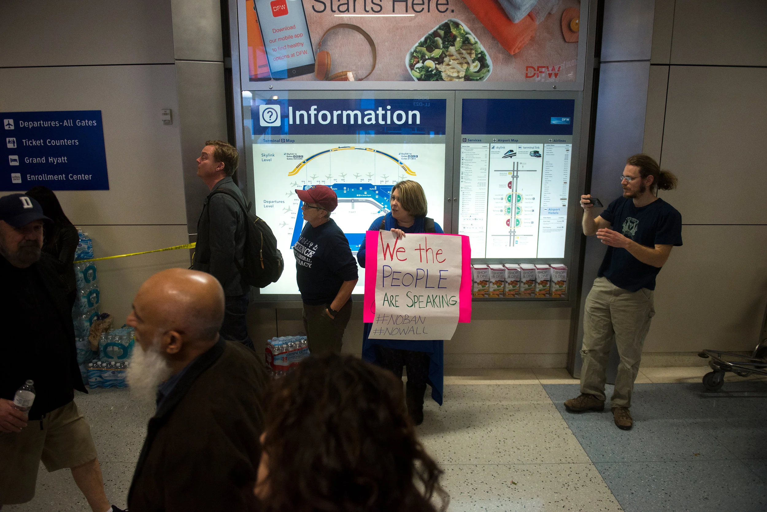 DFW International Detainee Protest