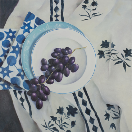 Thirty-six Grapes Oil on Canvas 90cm x 90cm