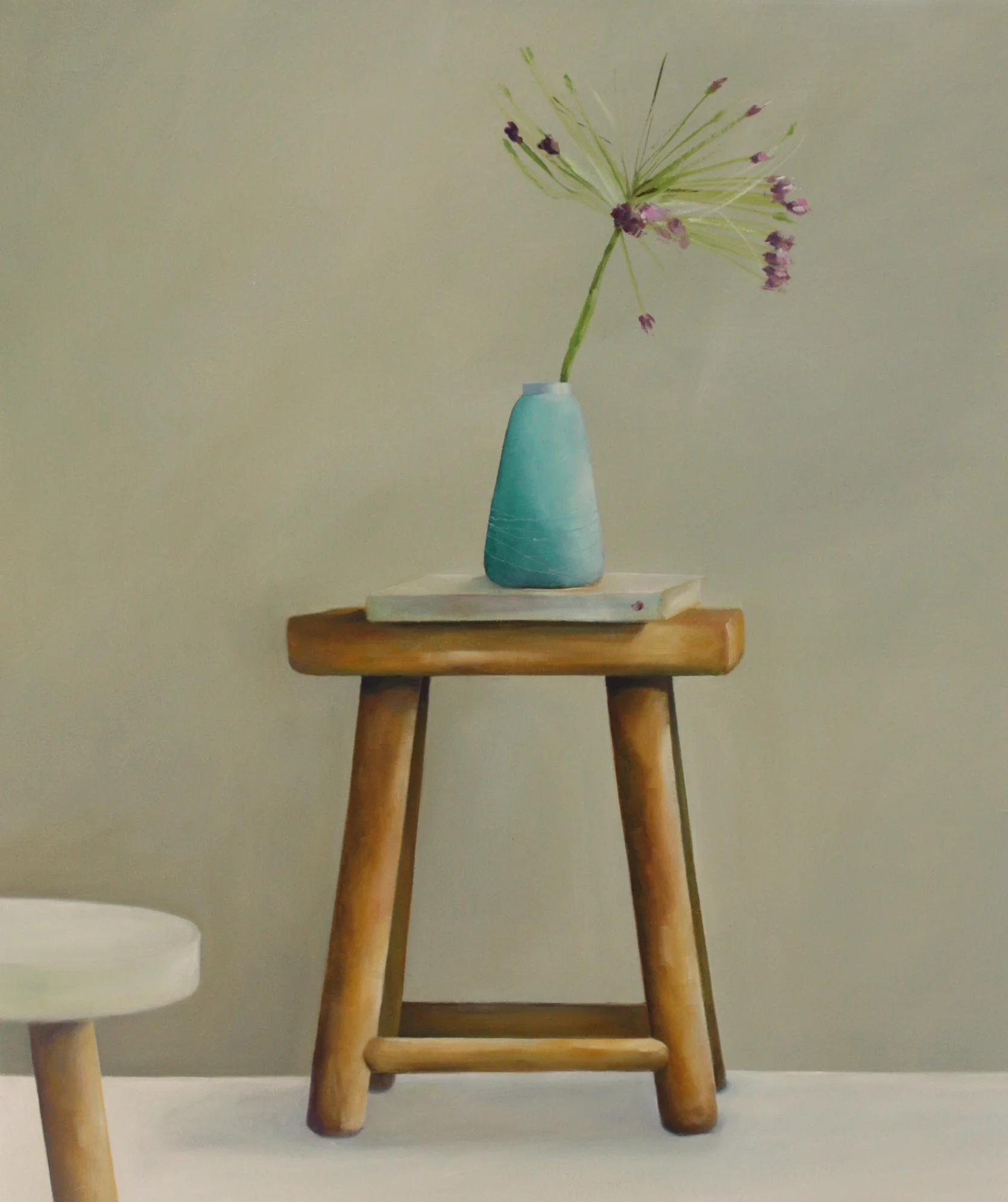 Two Stools Oil on Canvas 70cm 60cm
