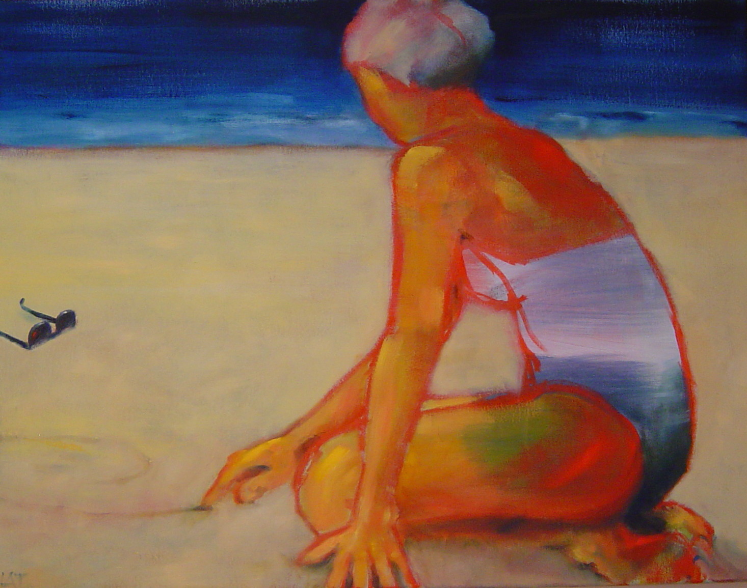 Serenity Beach Oil on Canvas 60cm x 70cm