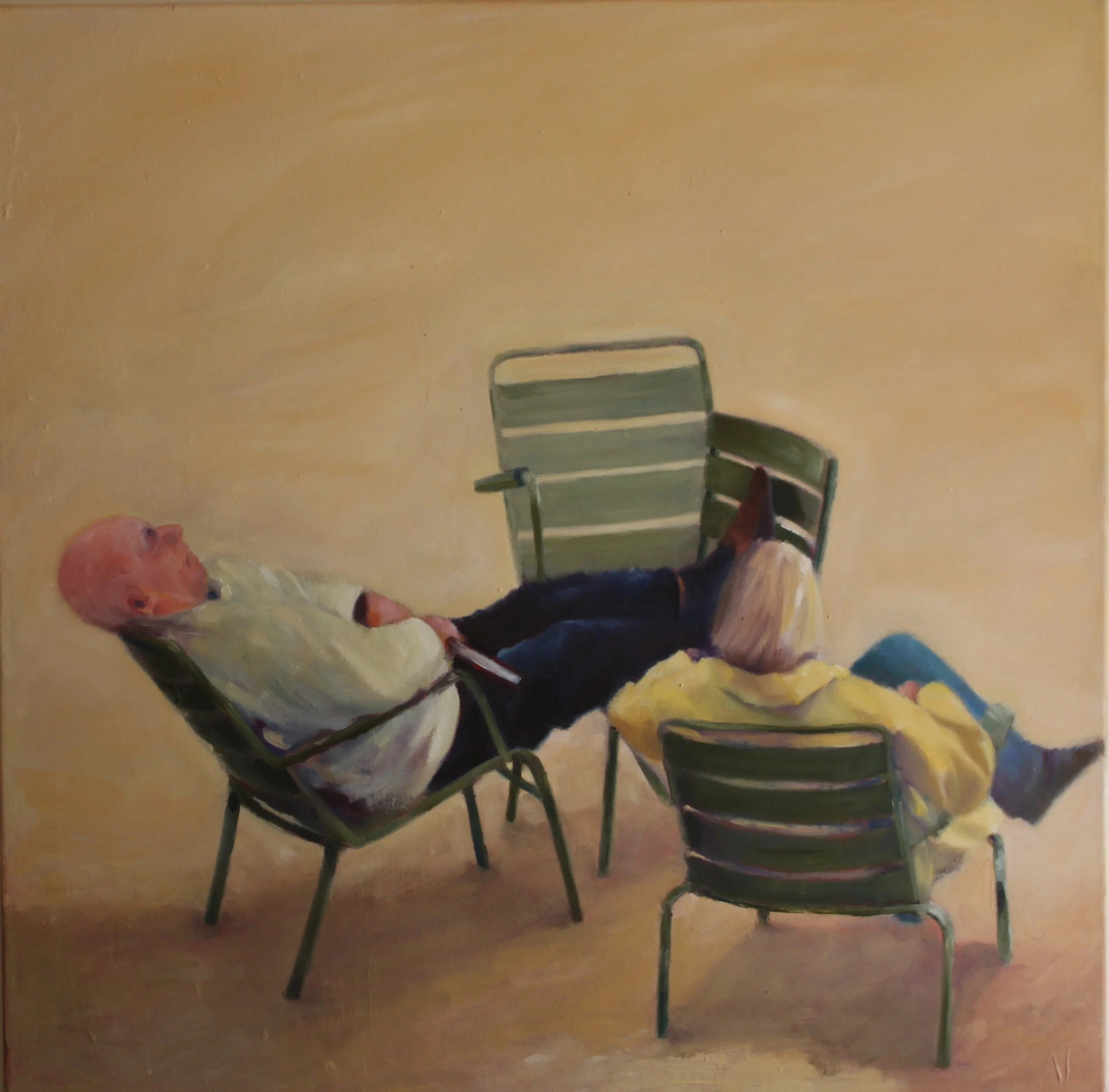 C'est la Vie Oil on Canvas 90cm x 90cm