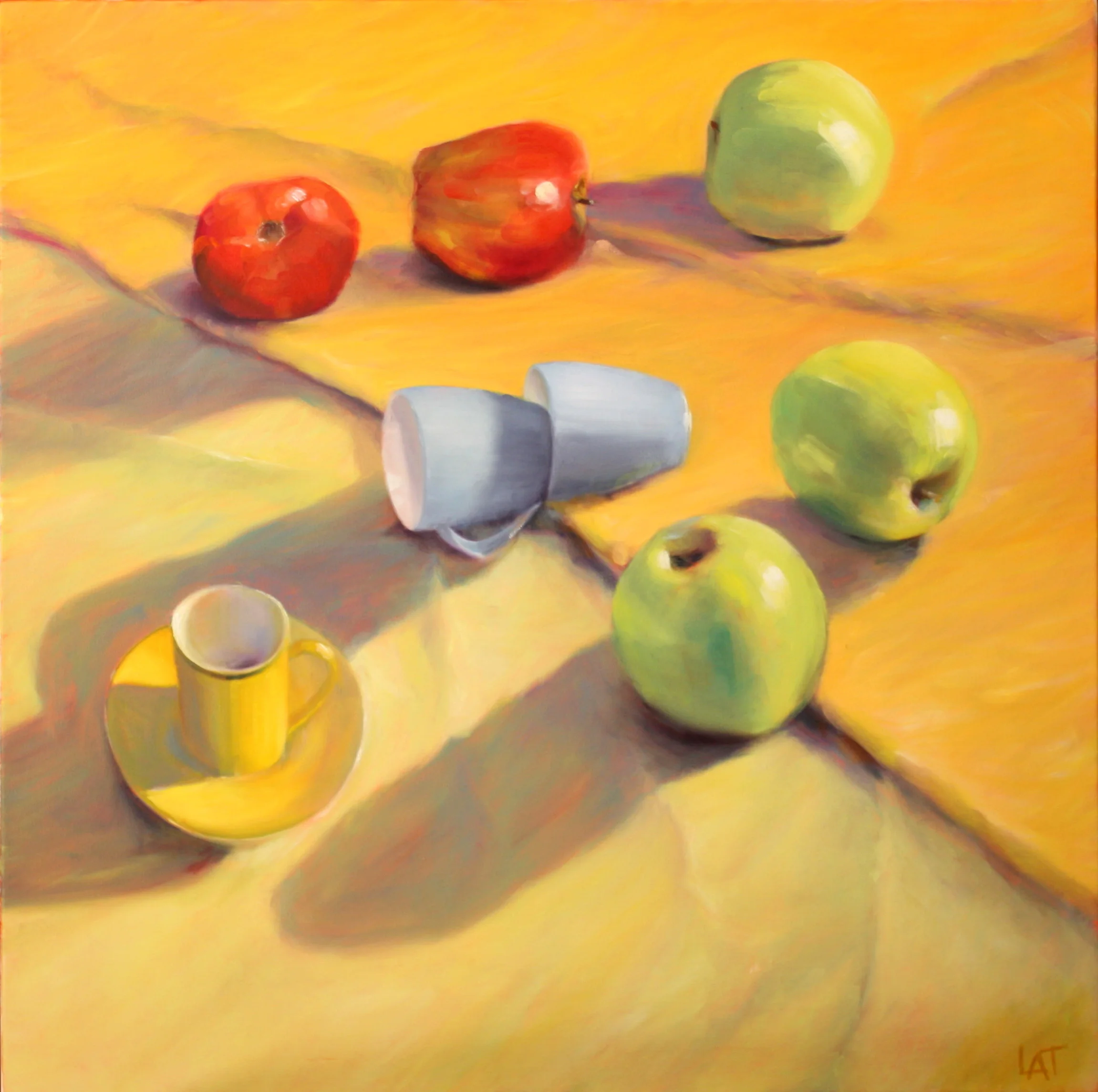 Still Life with Fruit Oil on Canvas 90cm x 90cm