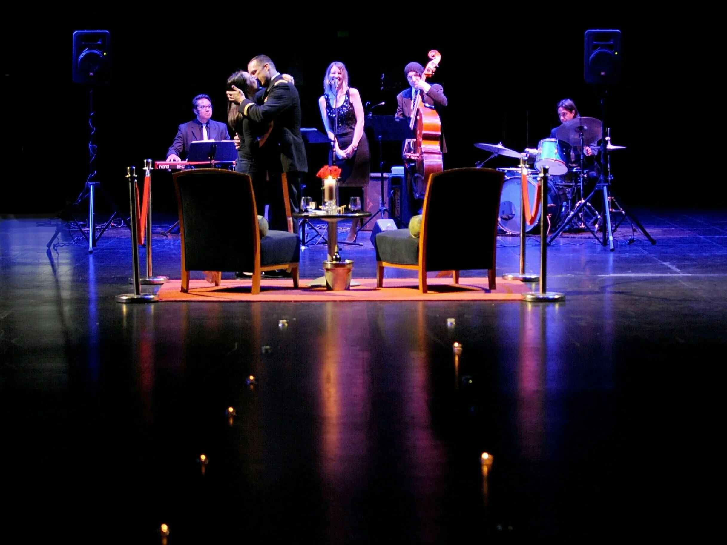MARRIAGE PROPOSAL - "The Secret Jazz Band was exceptionally professional and talented. I asked them to help me surprise my girlfriend when I proposed, and they made the experience truly unique and unforgettable. Katie is a true pleasure to work with - she was responsive, pleasant and committed from day one, as well as so easy to get in touch with. Every request was handled immediately and in a truly professional way. We look forward to having them perform at our wedding. Do not look anywhere else for a jazz band for your special occasions." -Michael W, Los Angeles, CA
