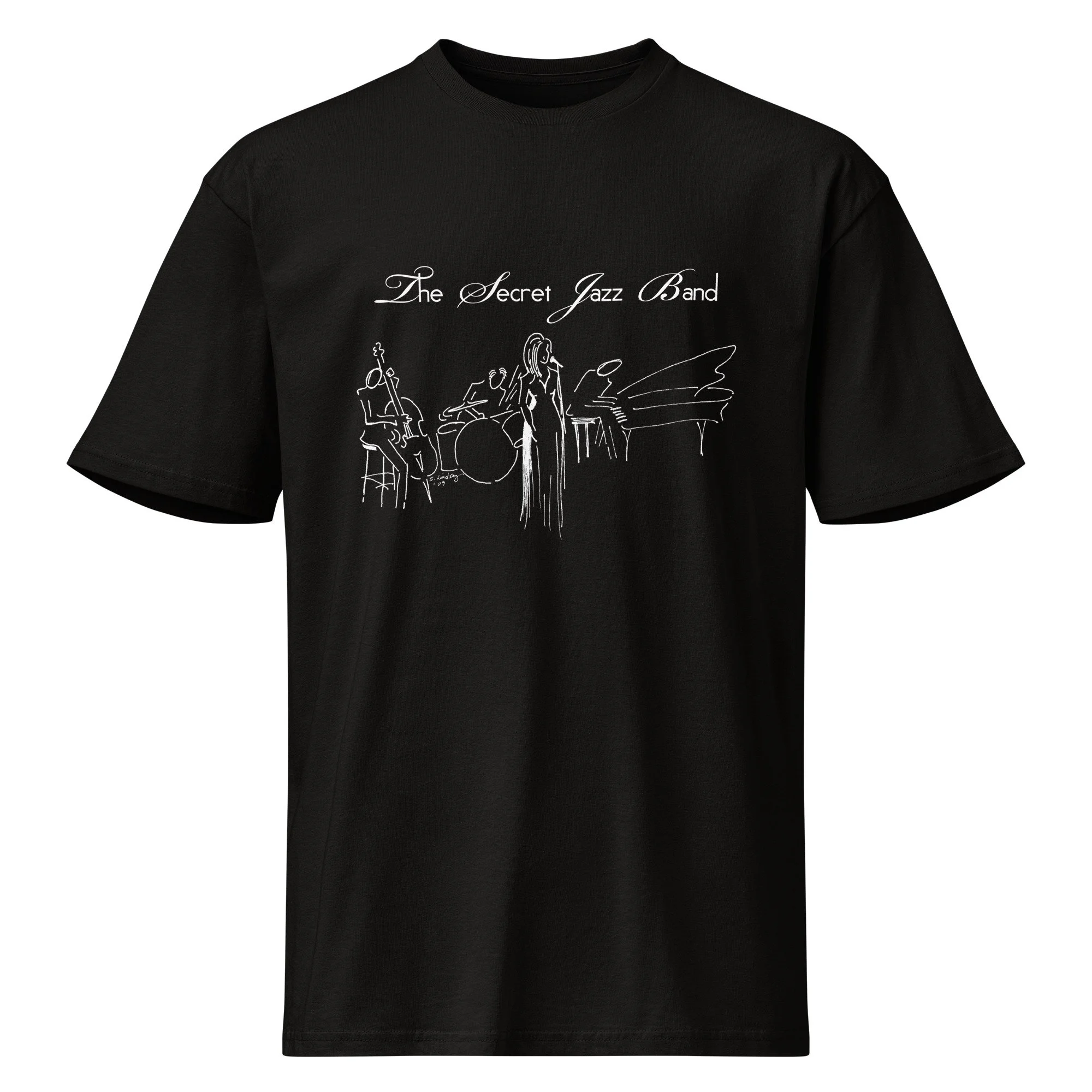 SJB Signature by Susan Greenwood Lindsay | Men's Premium Short Sleeve Tee - Black