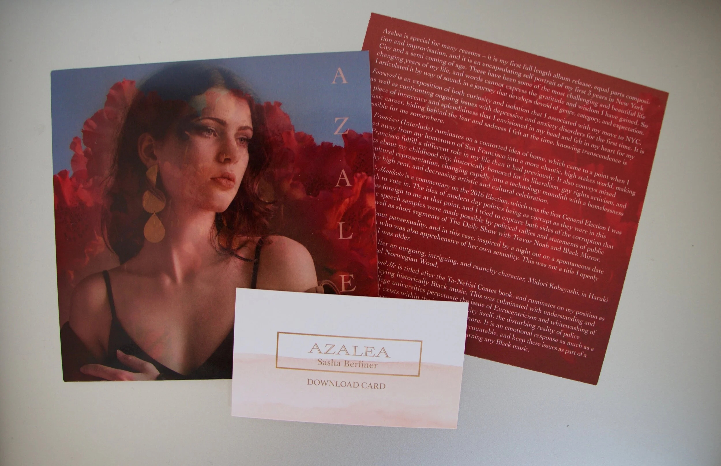 Azalea" CD w/ Free MP3 Download Card — Sasha Berliner