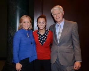 Photo: CHERE’s David Johnston withAlexandra (Lexie) Gruber, a member of the CHERE Advisory Board and a 2013 summer intern with the Congressional Adoption Institute, and Senator Mary Landrieu of Louisiana.