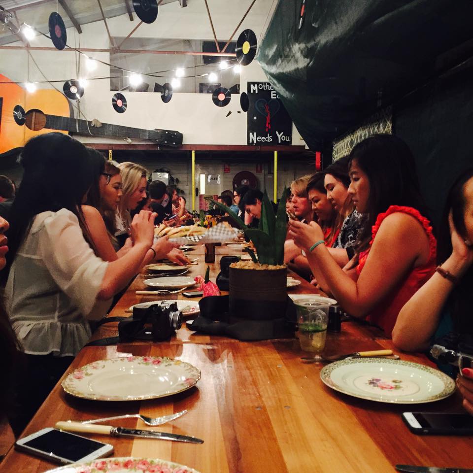 Perth foodies were so ready to take photos of the food!