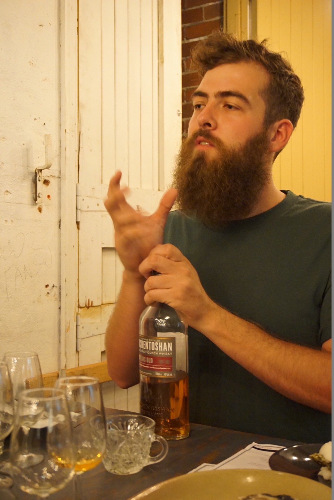 Bill Bewsher was explaining about Auchentoshan