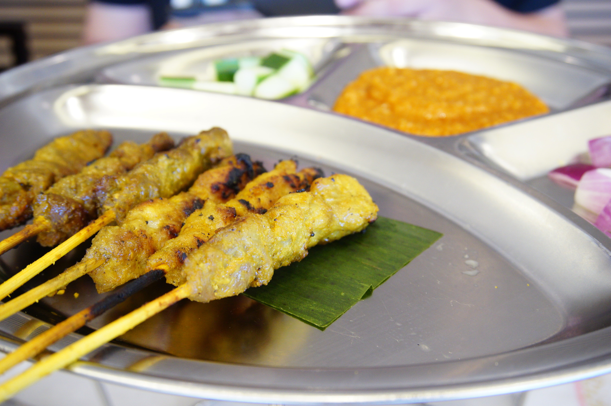 PappaRich's Beef and CHicken Satay