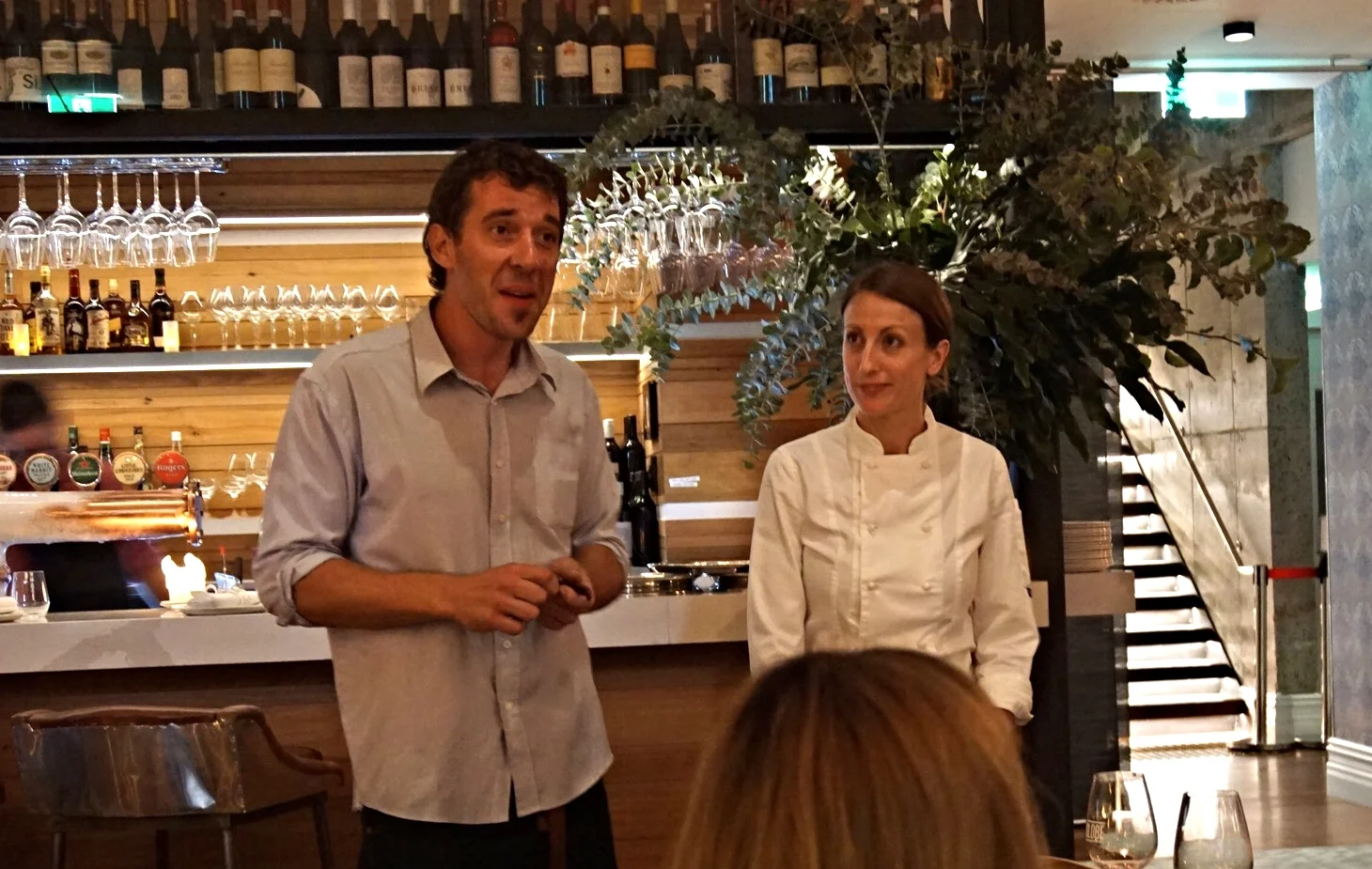 Riccardo and Chef Alexandra