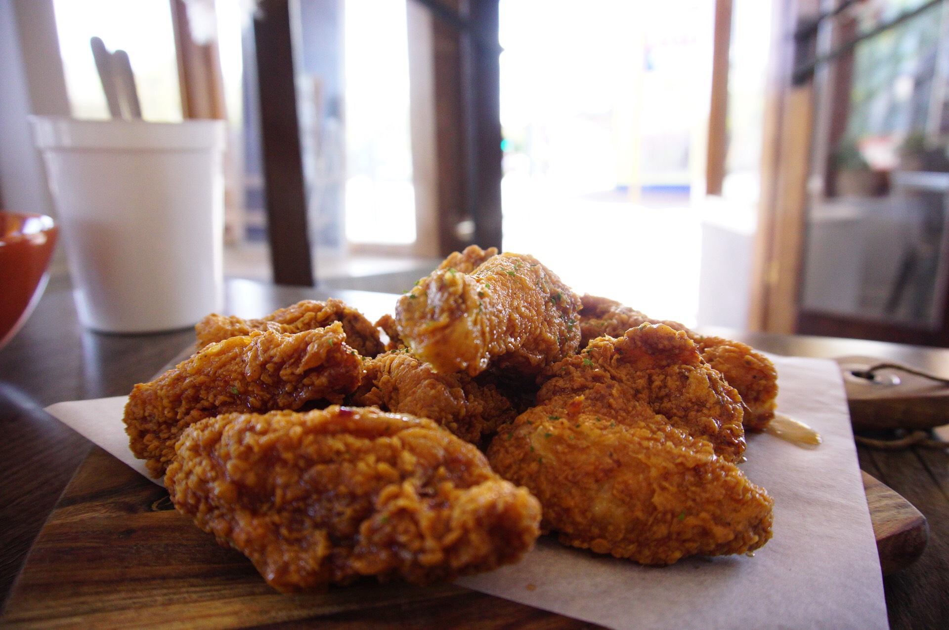 Honey Soy Fried Chicken - always delicious!