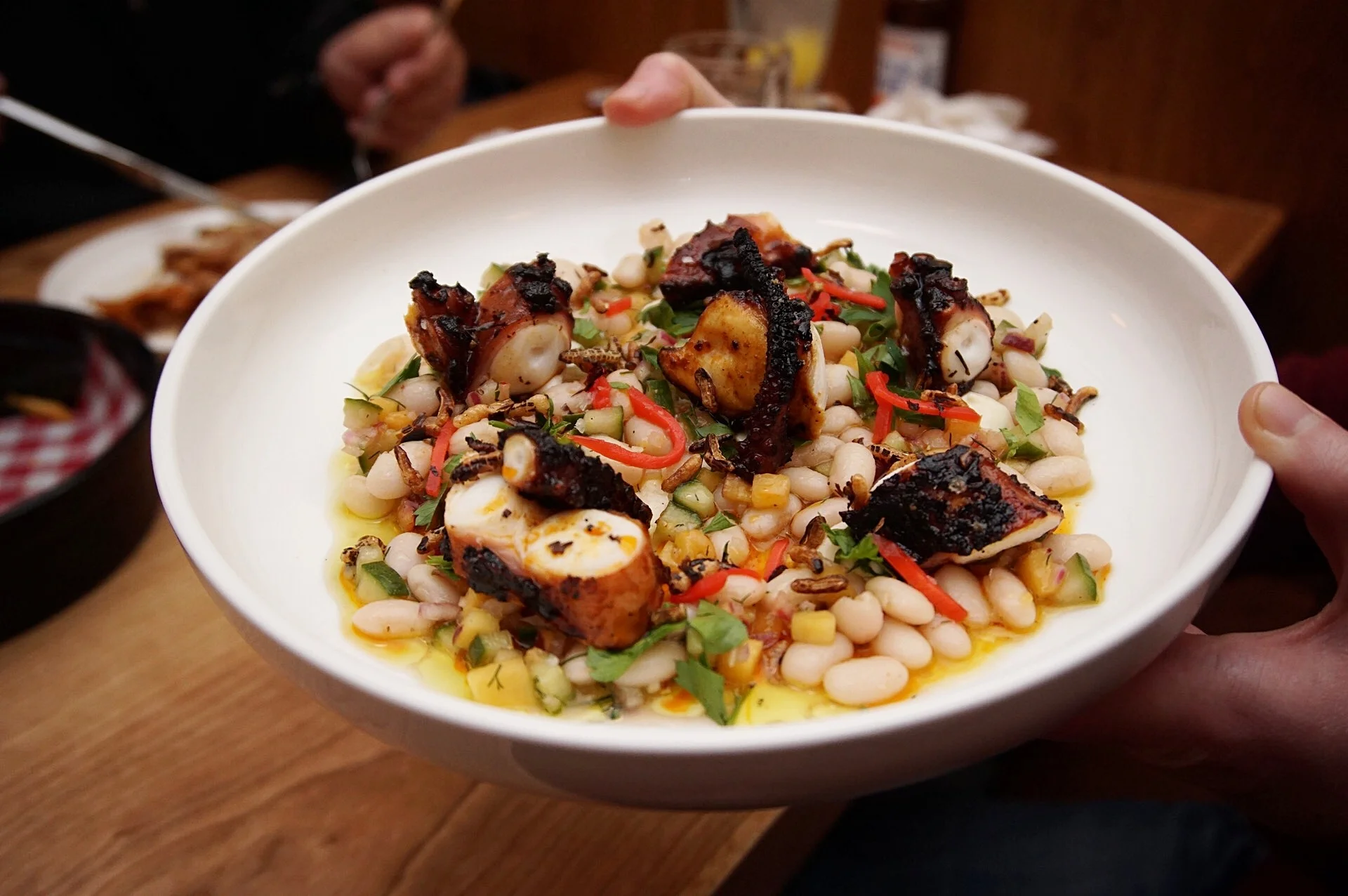 Perfectly chargrilled local occy!