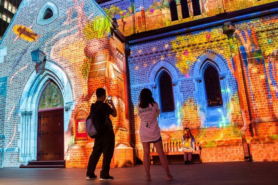 Christmas Lights Projection