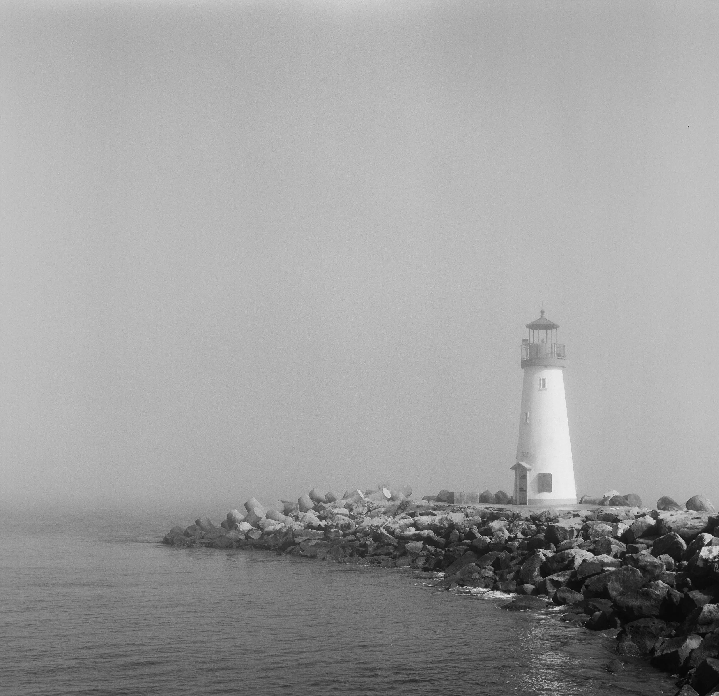 Lighthouse in Fog / Santa Cruz, California / 2022