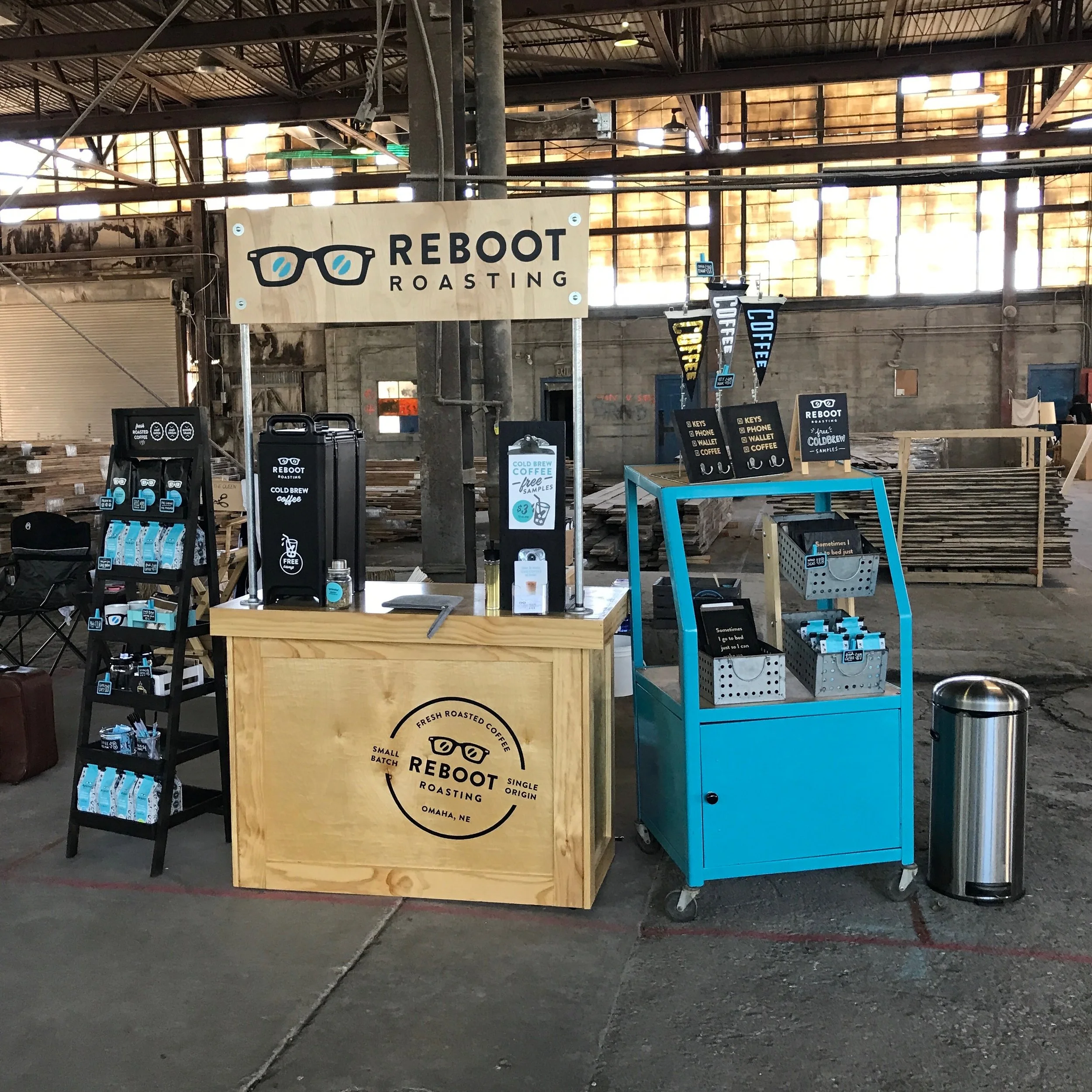 Matt Boshart // Owner of Reboot Roasting at the Papillion Farmer's Market.