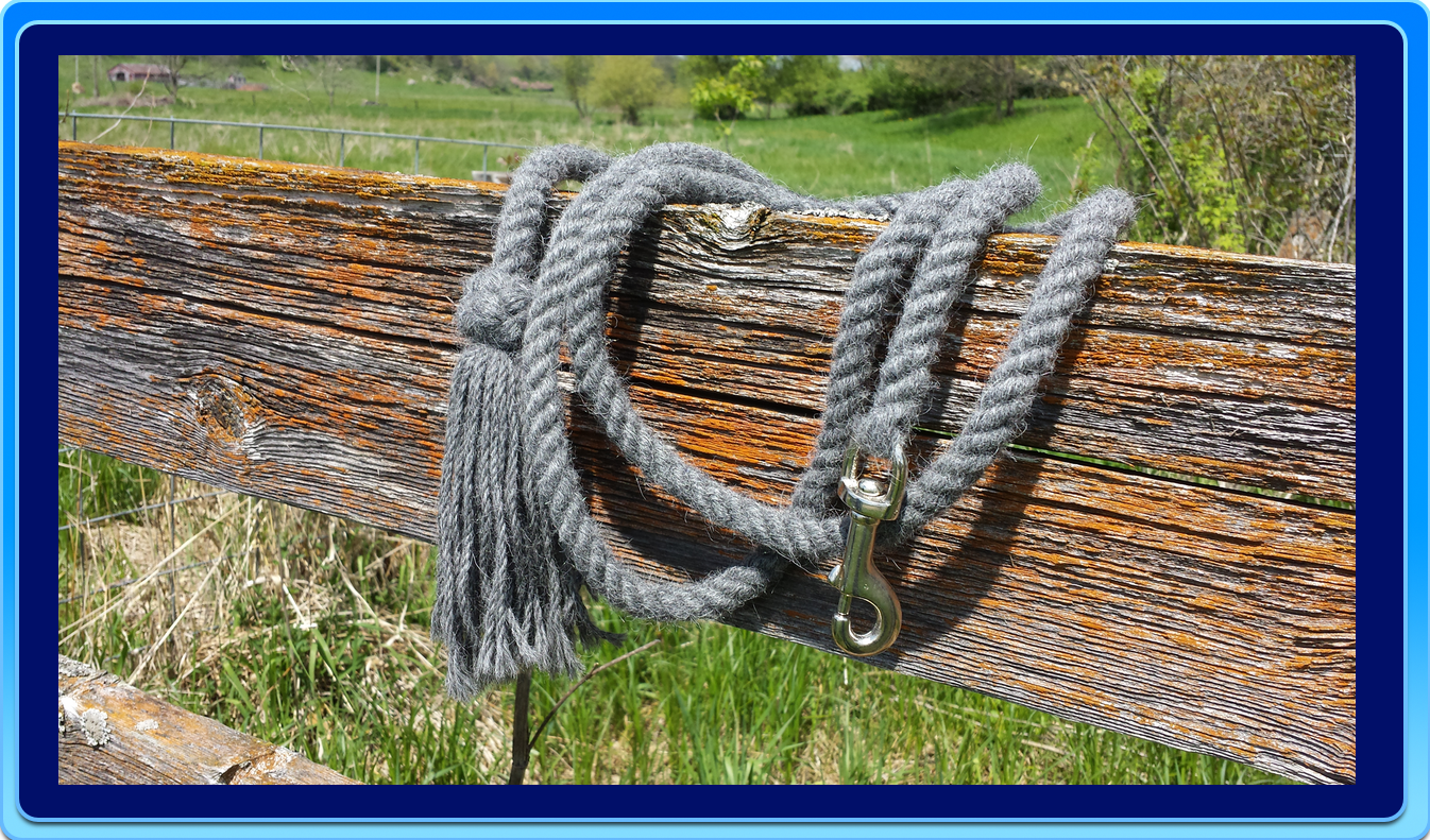 Hand Woven Peruvian Alpaca Wool 84" Lead