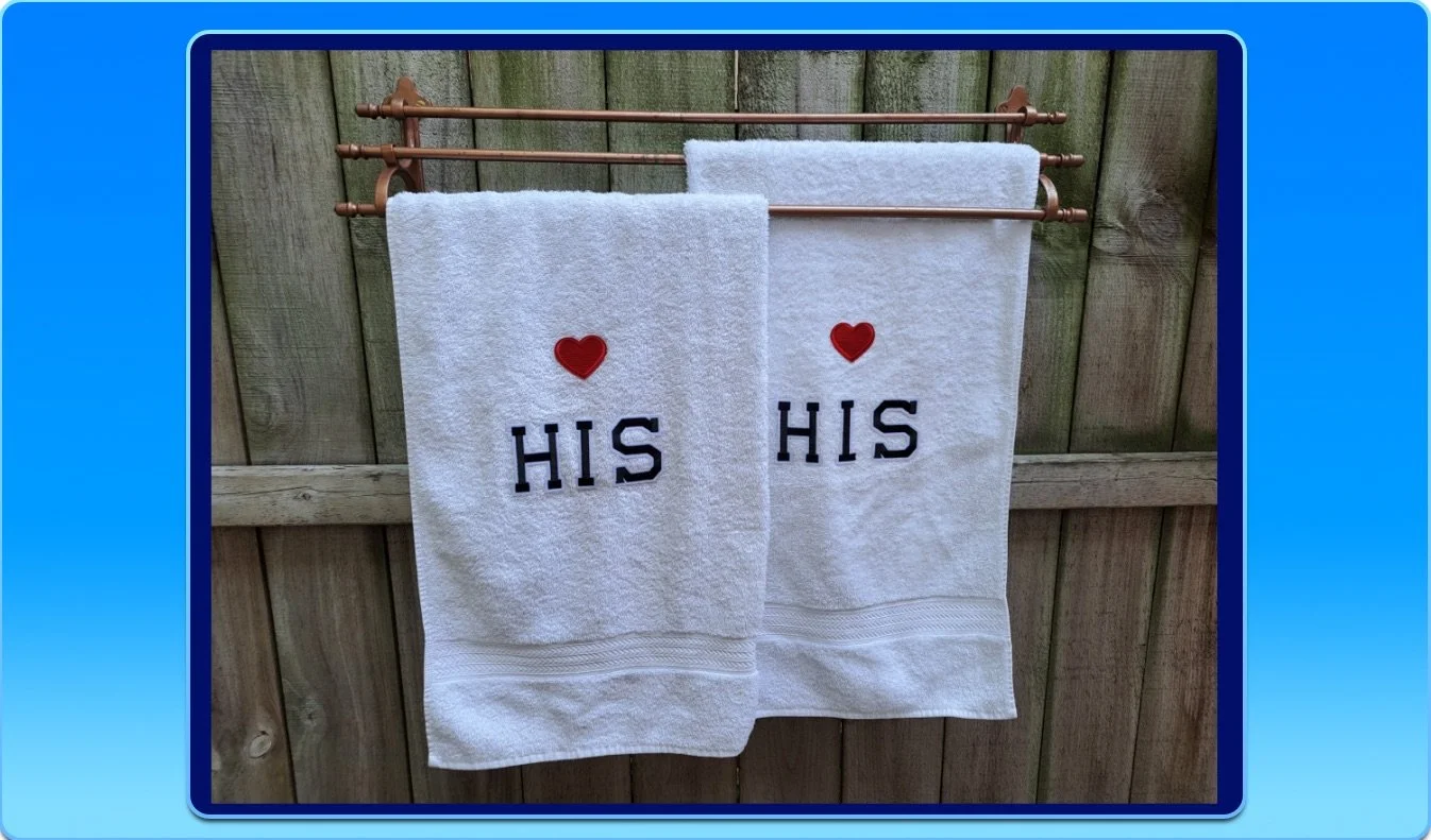 2 100% Egyptian Cotton Towels