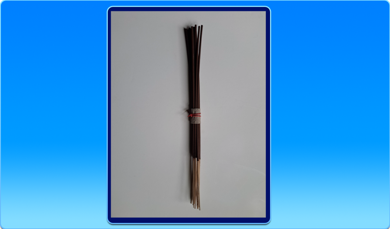 Twelve 11” Leather Scented Incense Sticks