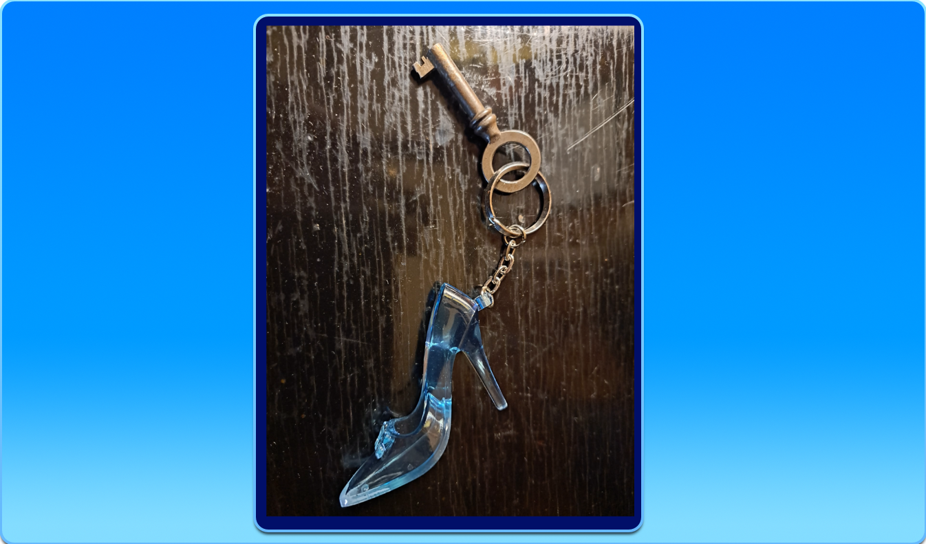 Acrylic High Heel Keychain