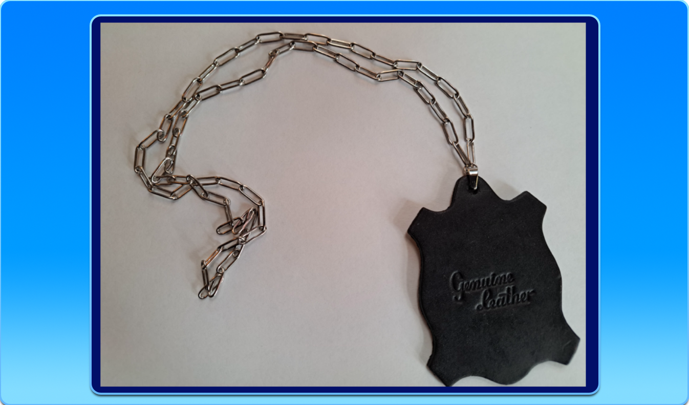 Genuine Leather Neck Chain in Genuine Leather