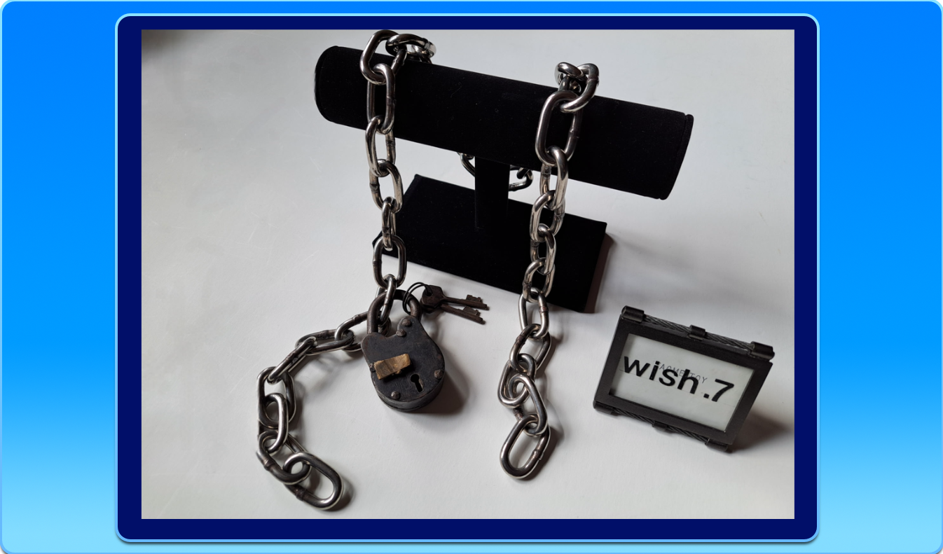 33" Heavy Welded Neck Steel Chain