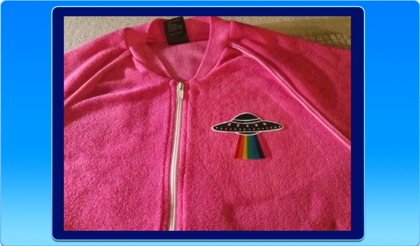 100% Cotton Terry Cloth Hand-Dyed Short Sleeve Jacket