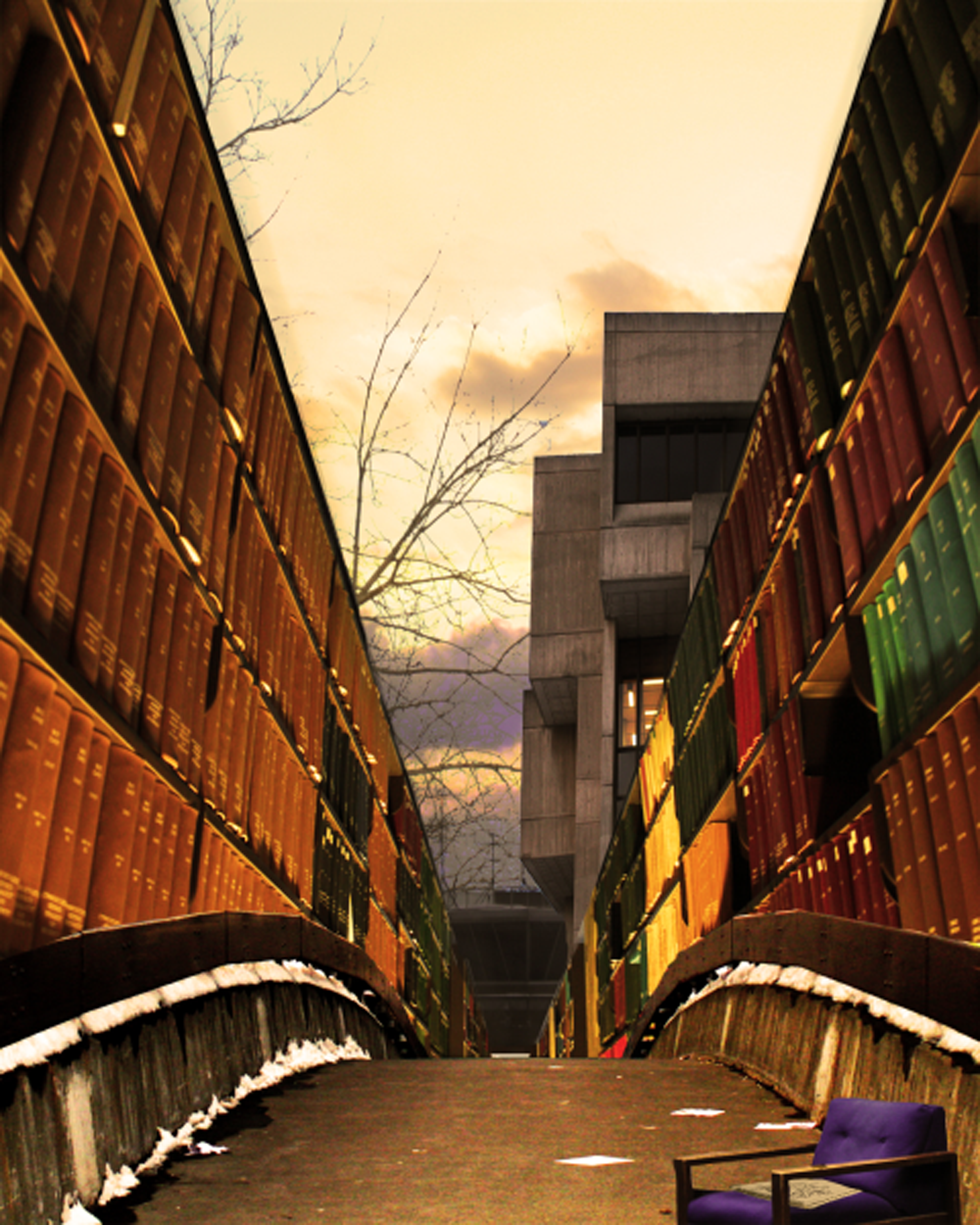 Media Studio: Imaging - Environmental Photoshop Collage of the Present
