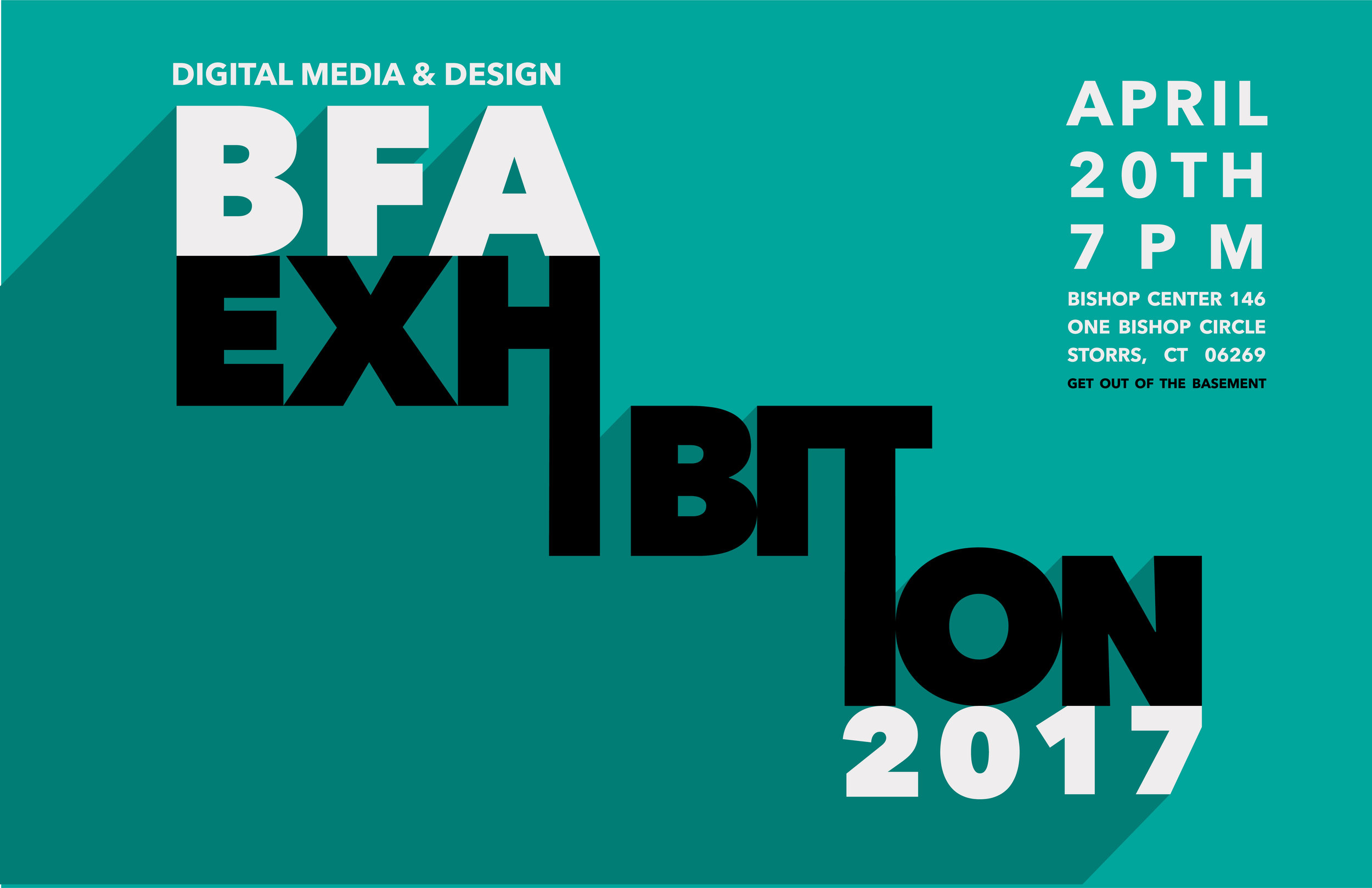2017 DMD BFA Degree Exhibition Poster