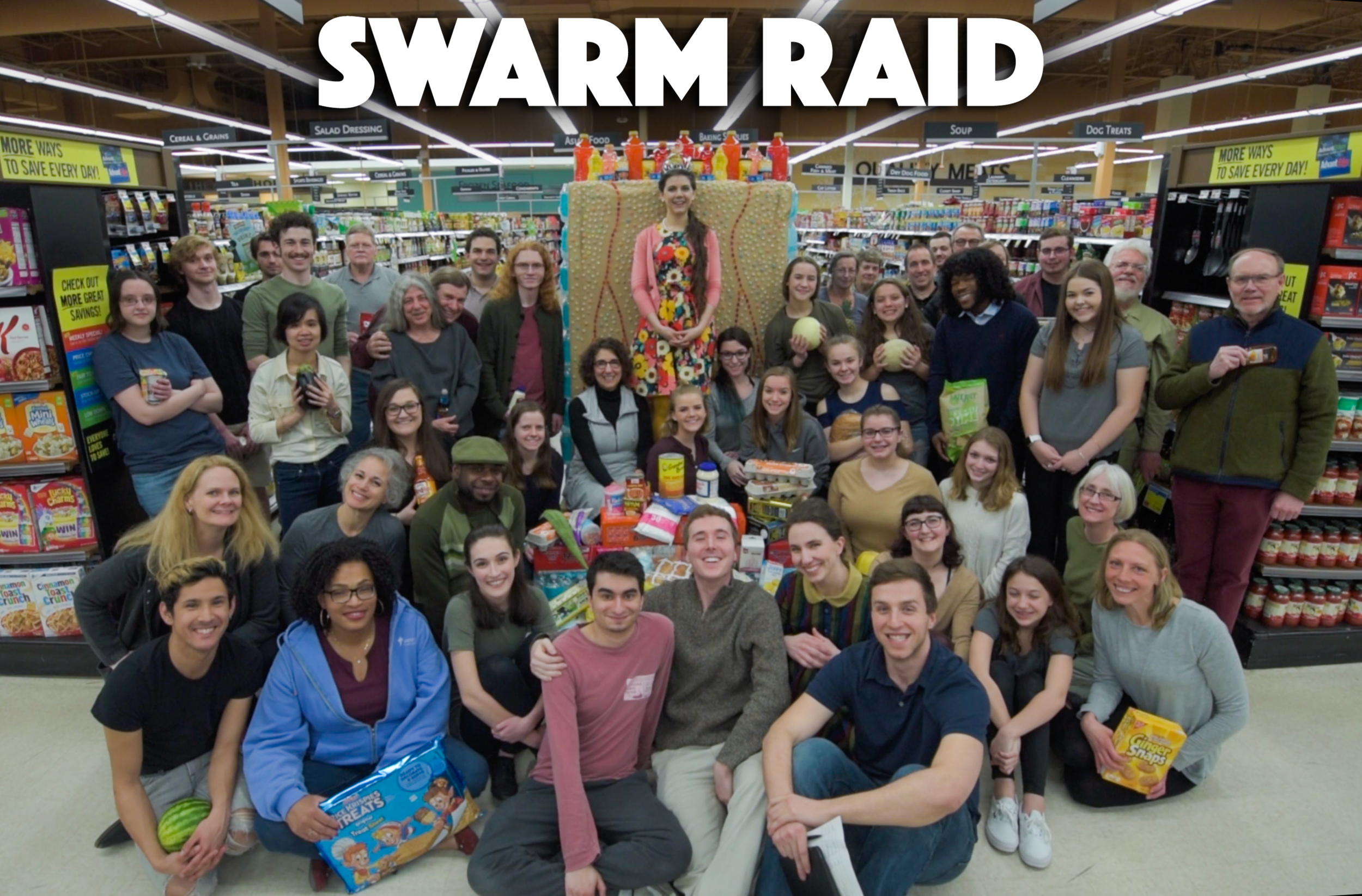 "Swarm Raid" cast and crew