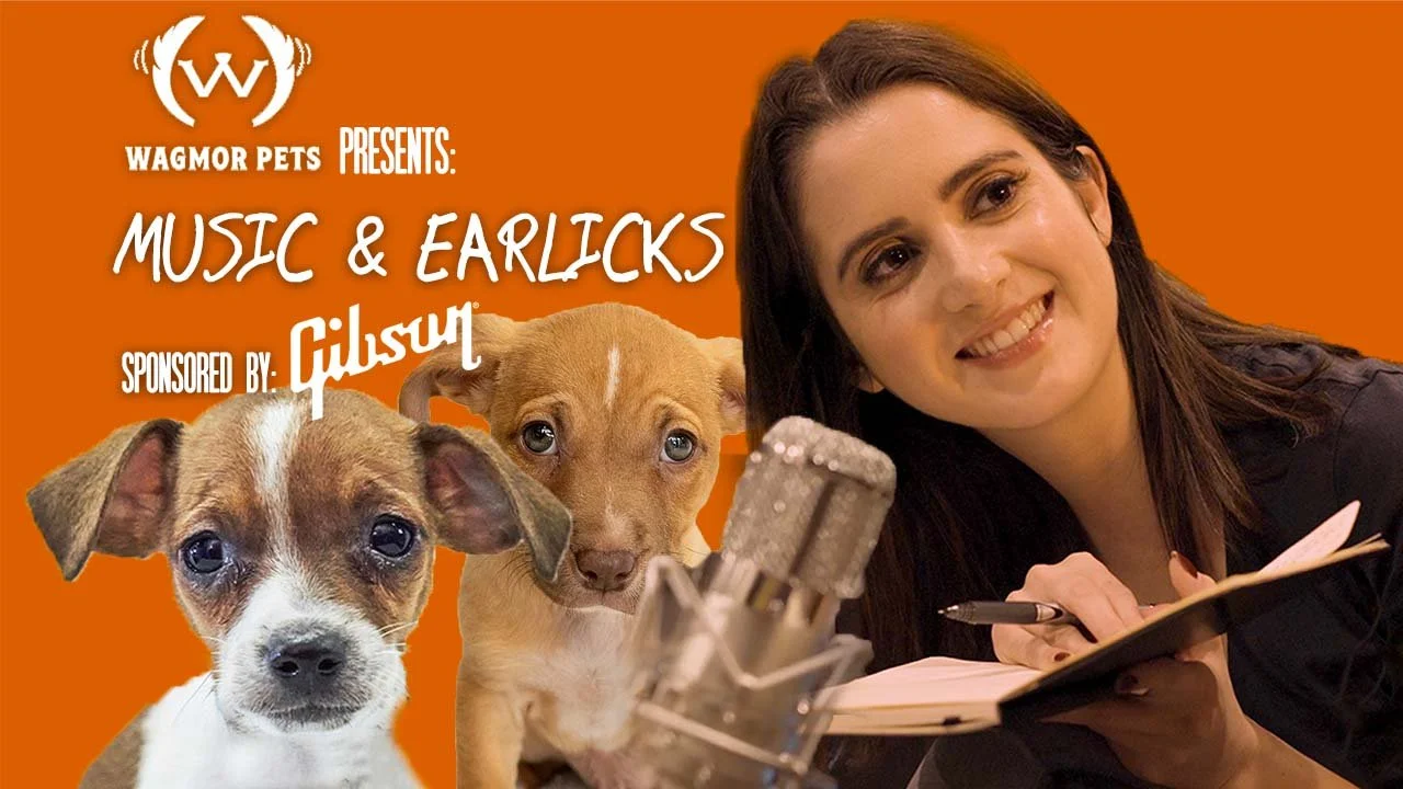Laura Marano Sings With Puppies