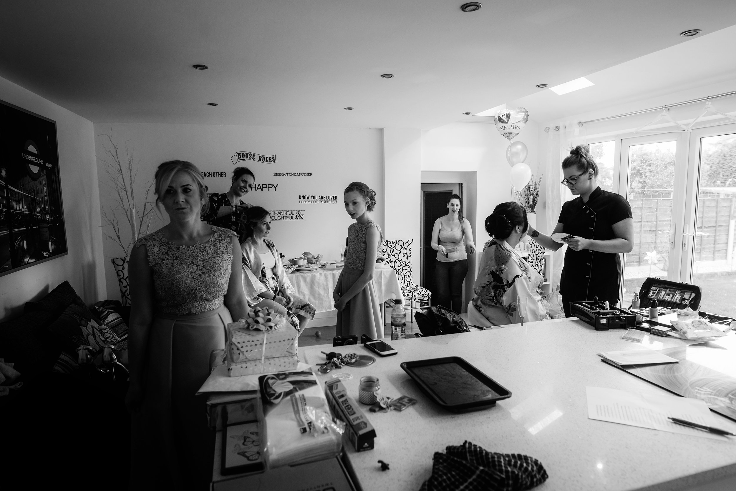 The mayhem of bridal preparations