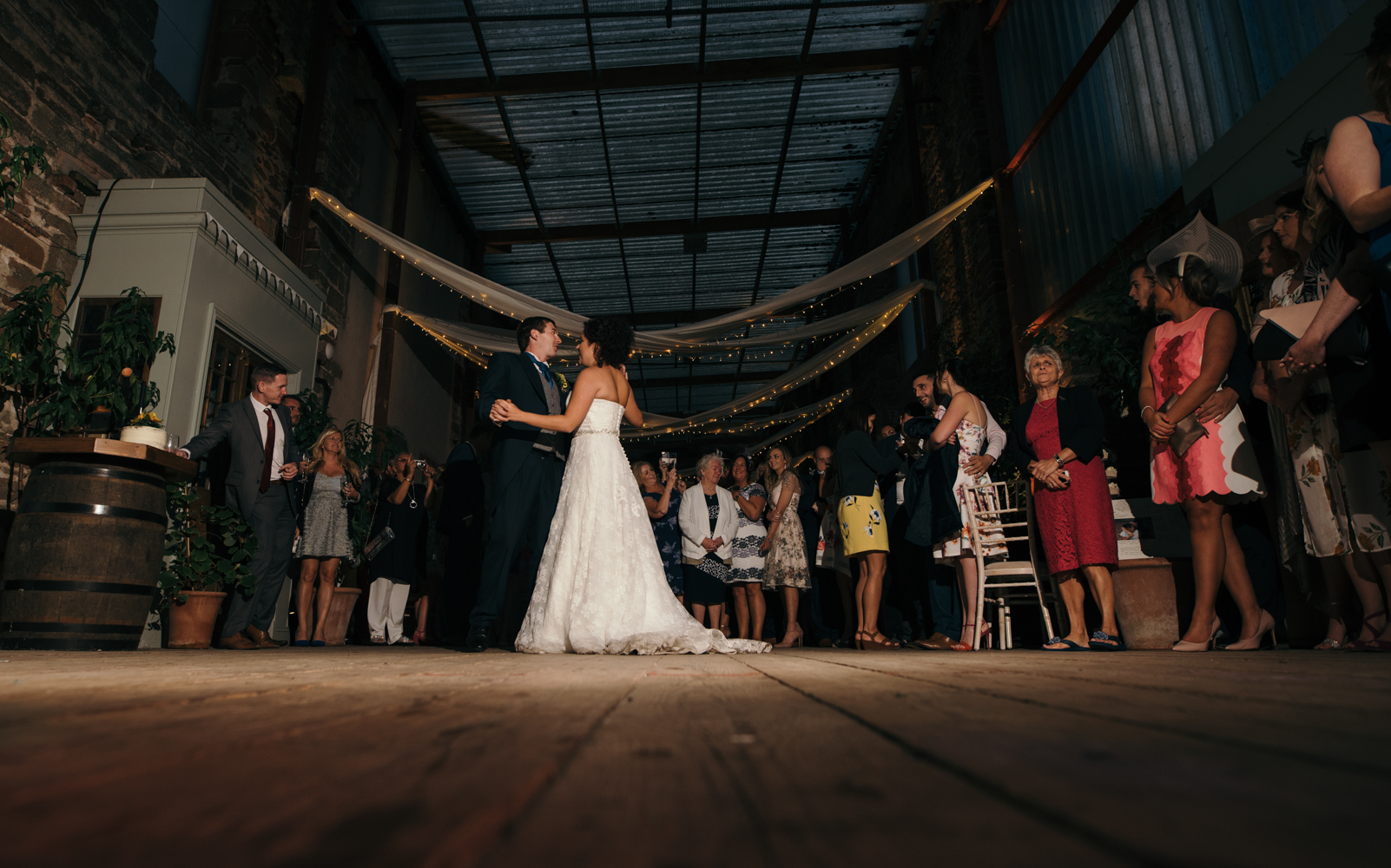 Bride and groom first dance 