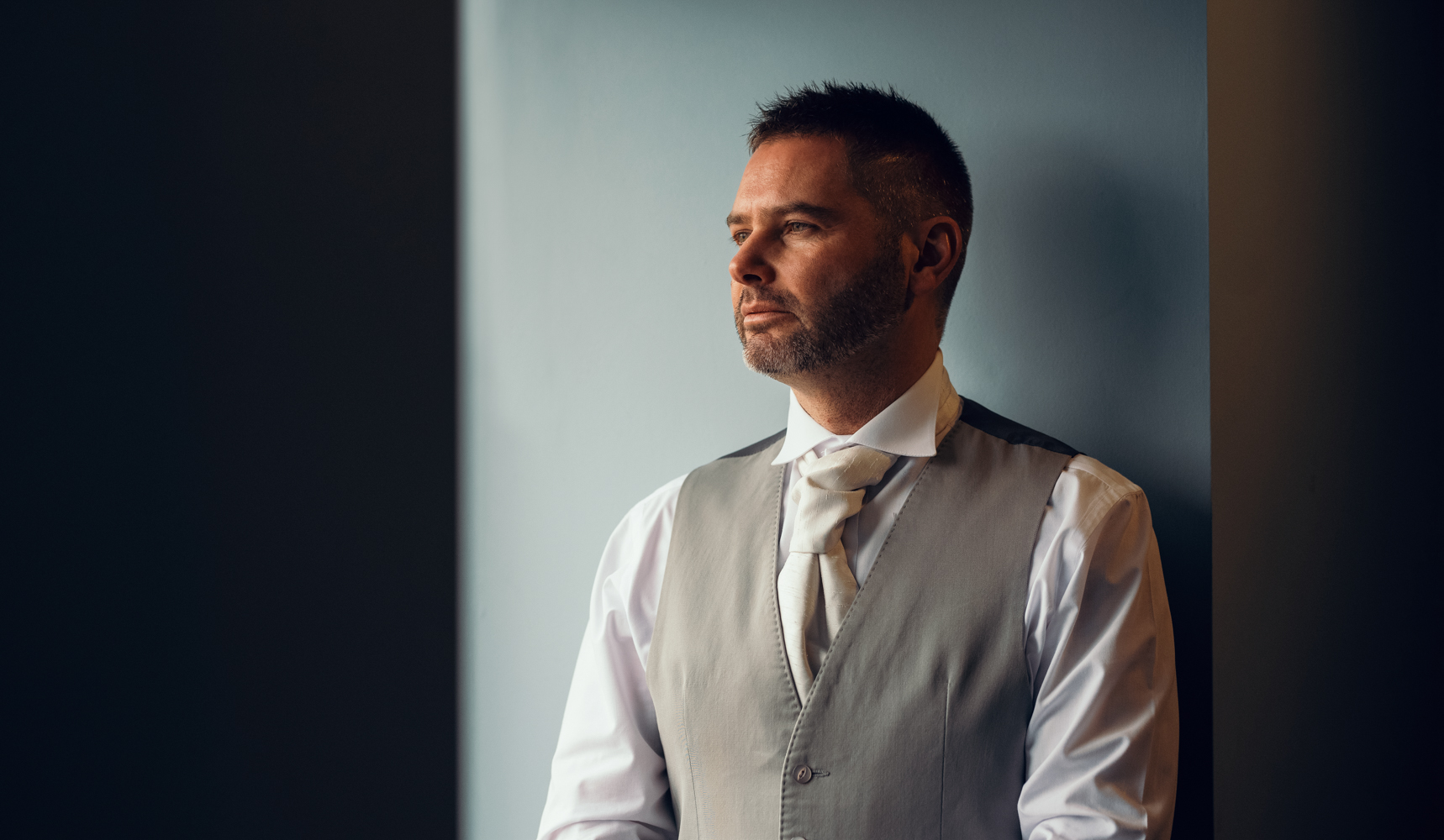 A portrait of the brides father