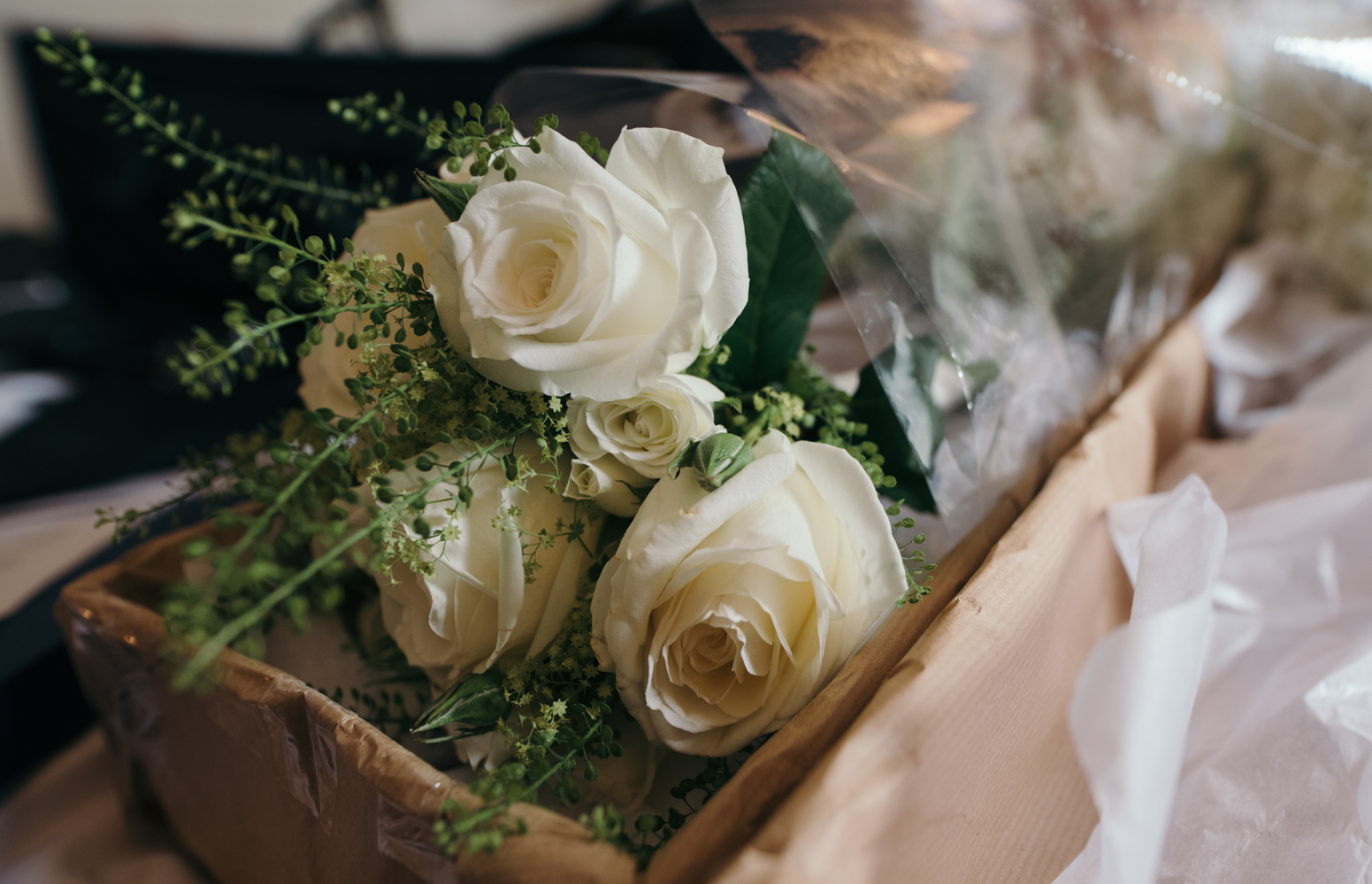 The bridal bouquet 