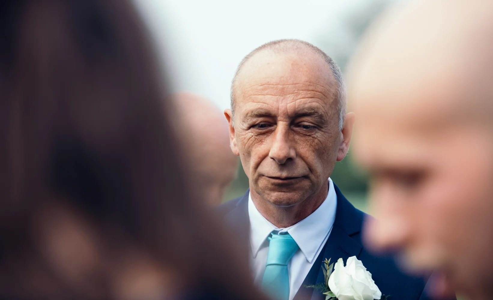 The grooms father