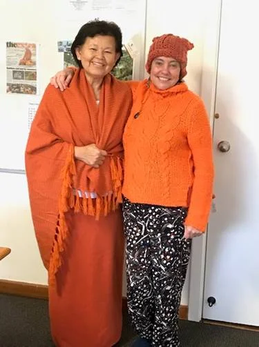 Ladies in orange !