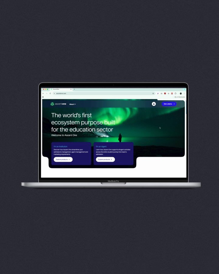 The Rebrand for Ascent One.
Website design and collateral design by @keithmargus 
A new contemporary digital first brand identity &amp; Tone of Voice I&rsquo;ve created with @hilbadger and the team at @ogilvyau 

#branding #brandidentity #design #log