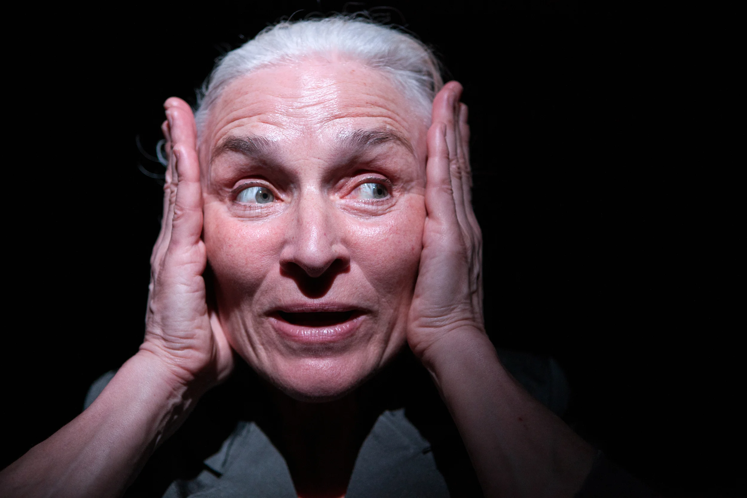 Olwen Fourere in Riverrun at The National Theatre.