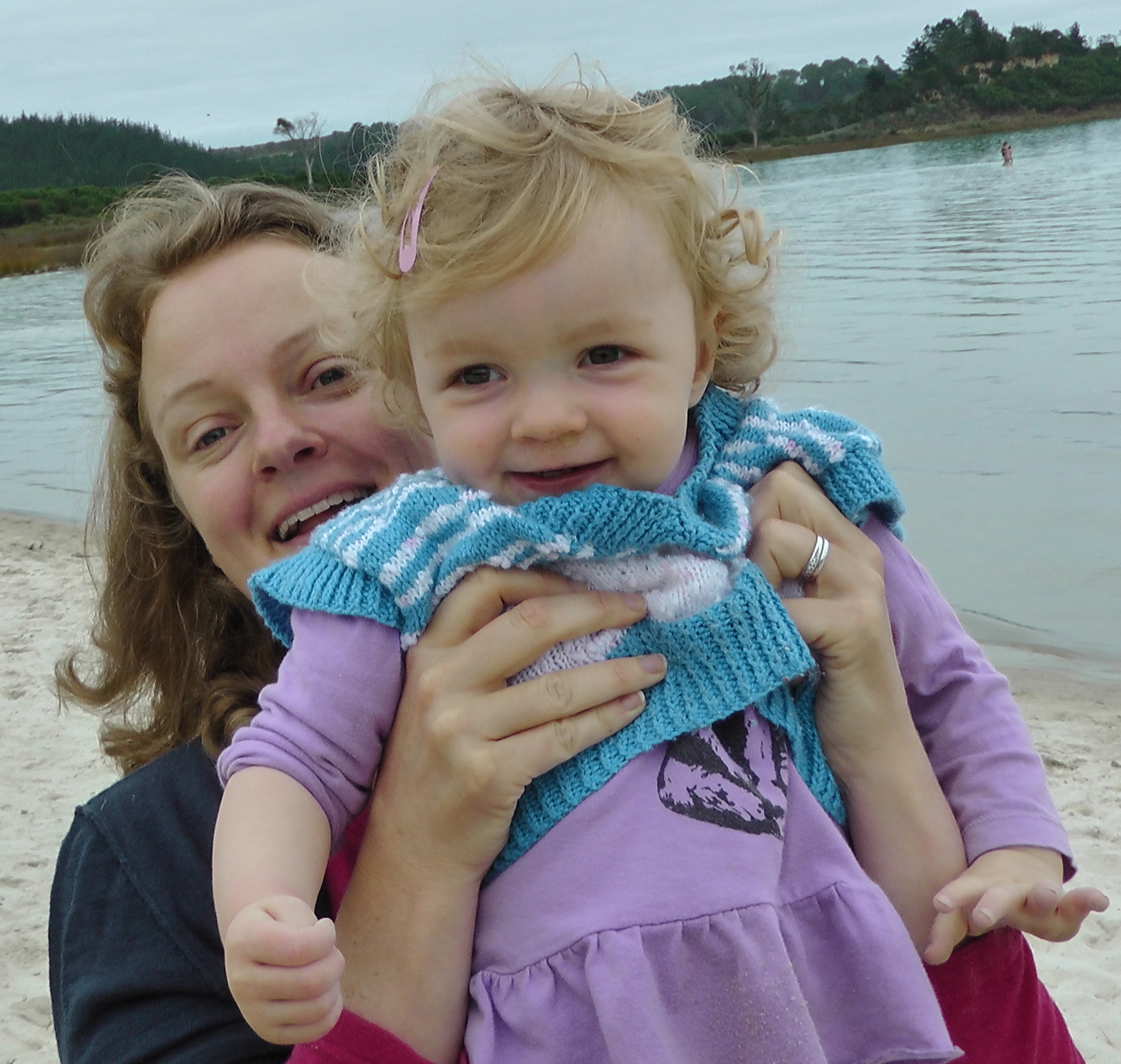 eardrops customer paula and young daughter harriet